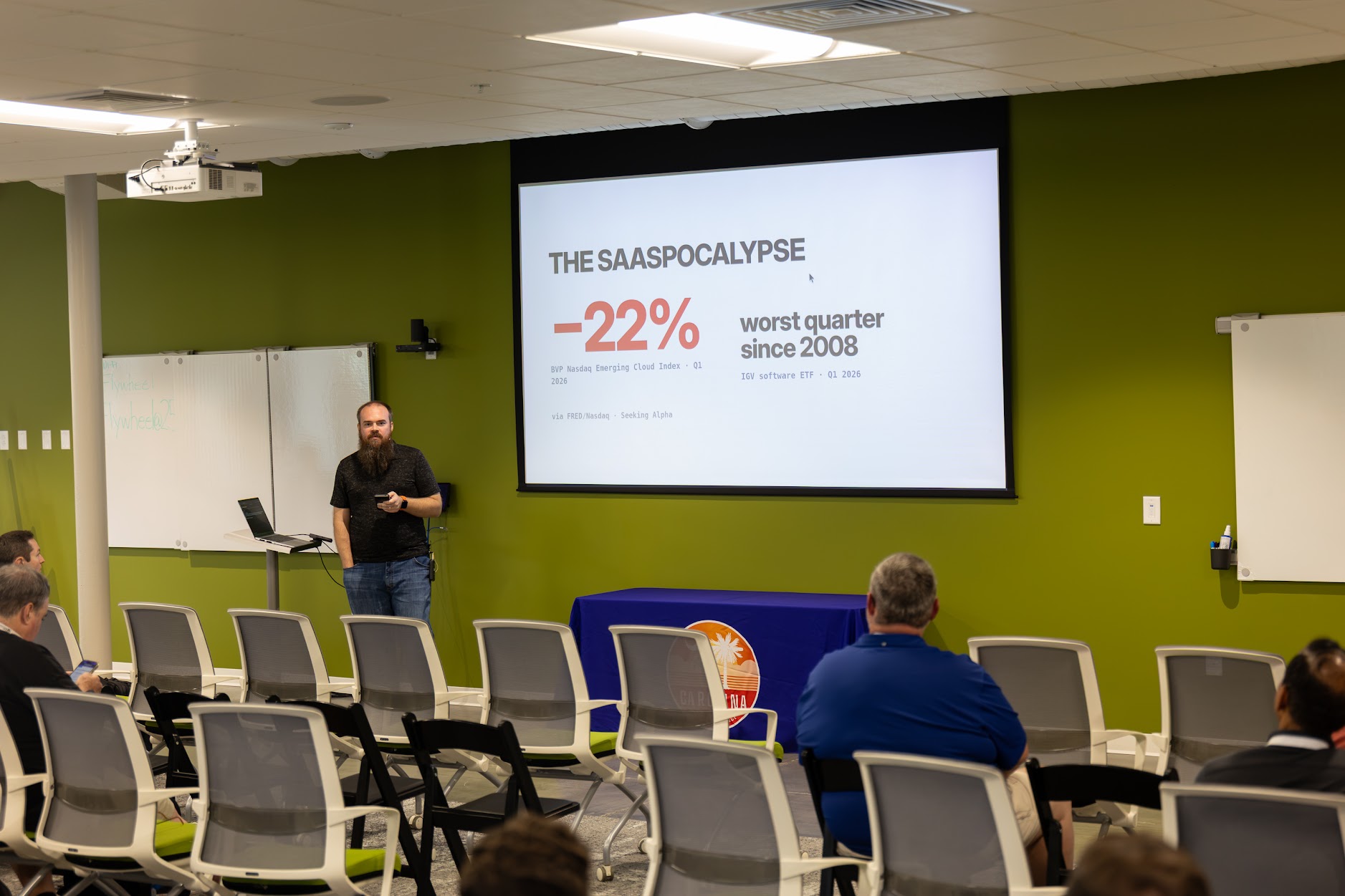 Doug Cone speaking at the 2026 Carolina Code Conference