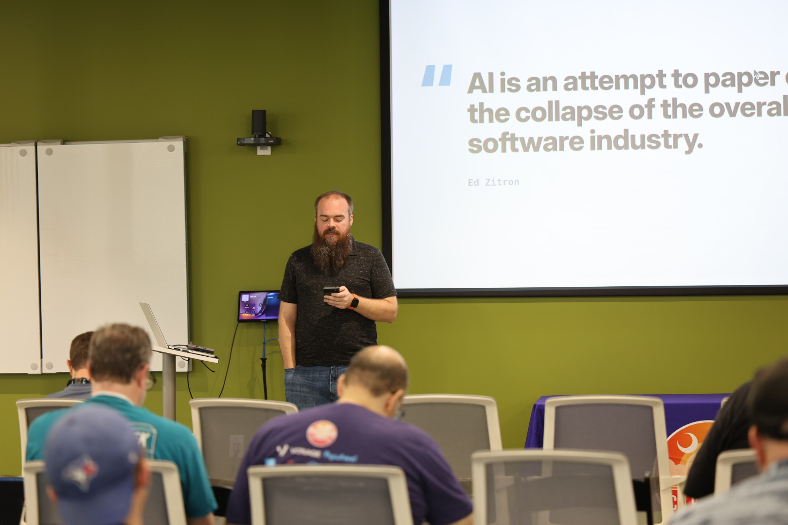 Doug Cone speaking at the 2026 Carolina Code Conference