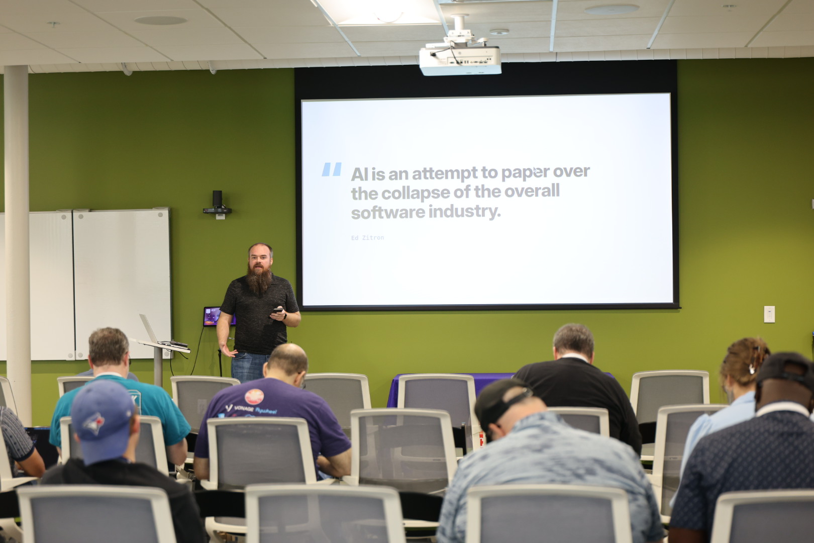 Doug Cone speaking at the 2026 Carolina Code Conference