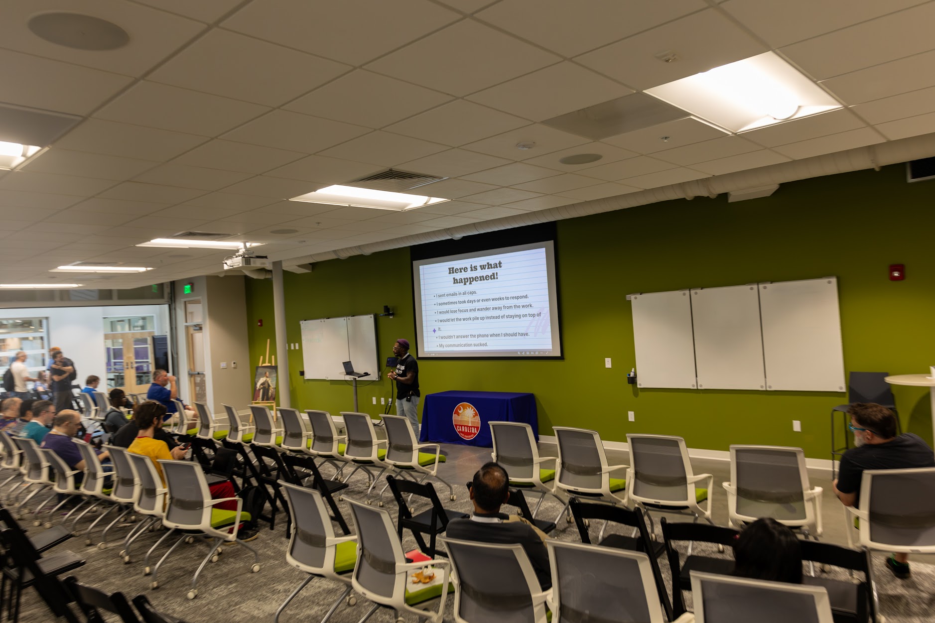 Eugene Willis speaking at the 2026 Carolina Code Conference