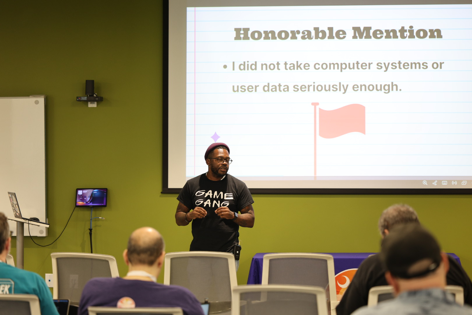 Eugene Willis speaking at the 2026 Carolina Code Conference