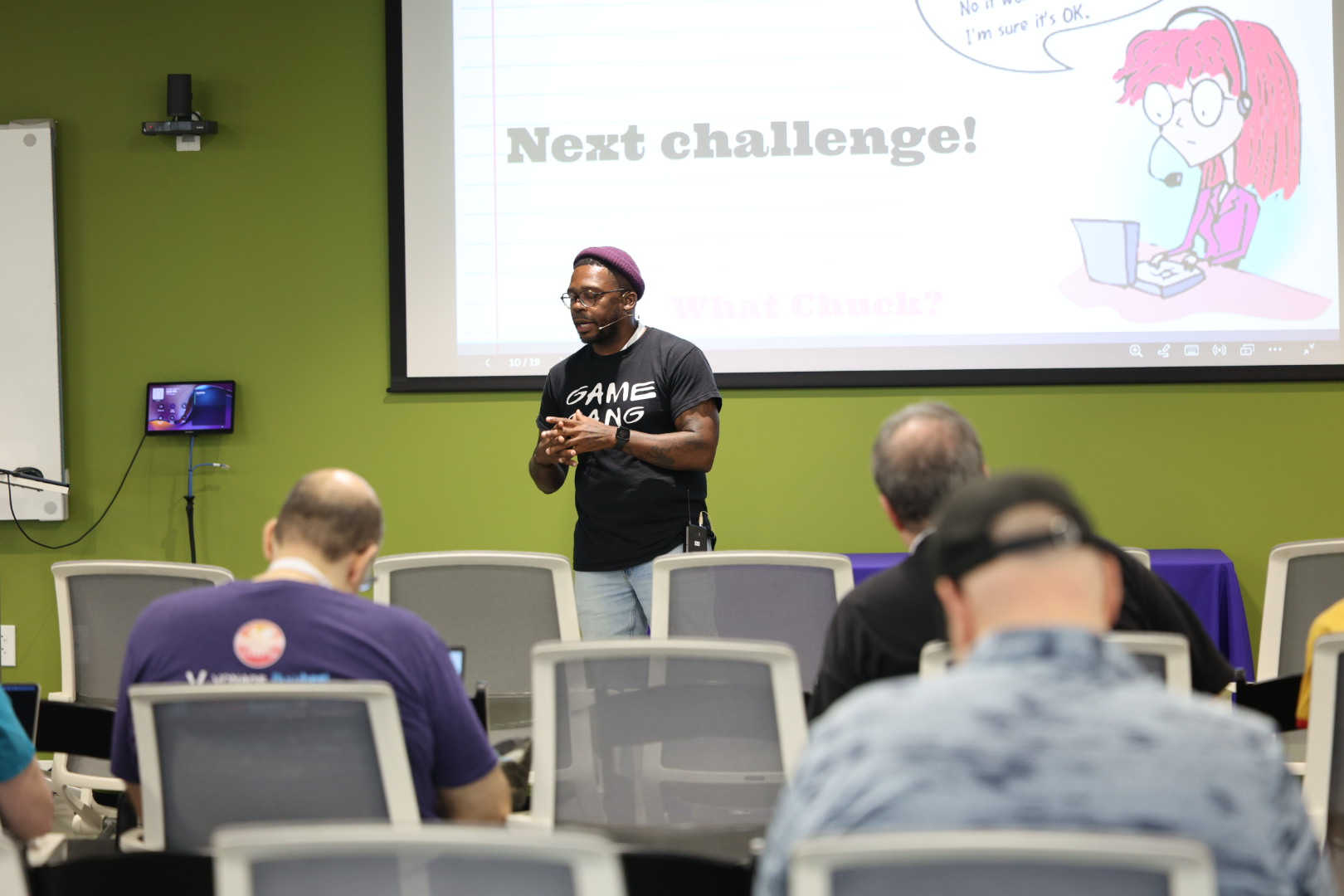Eugene Willis speaking at the 2026 Carolina Code Conference
