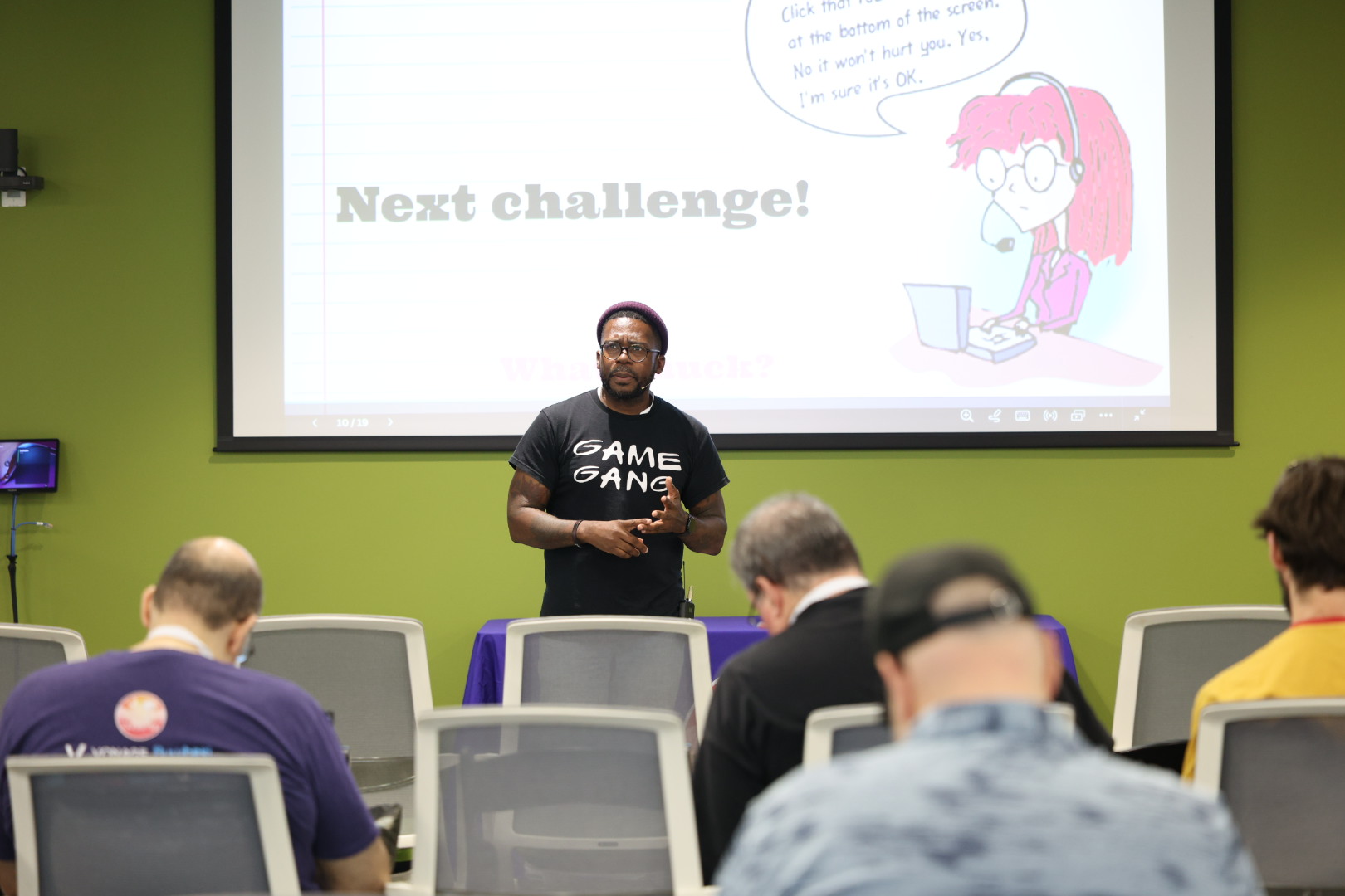 Eugene Willis speaking at the 2026 Carolina Code Conference
