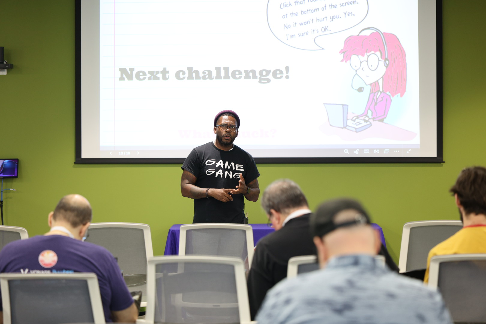 Eugene Willis speaking at the 2026 Carolina Code Conference