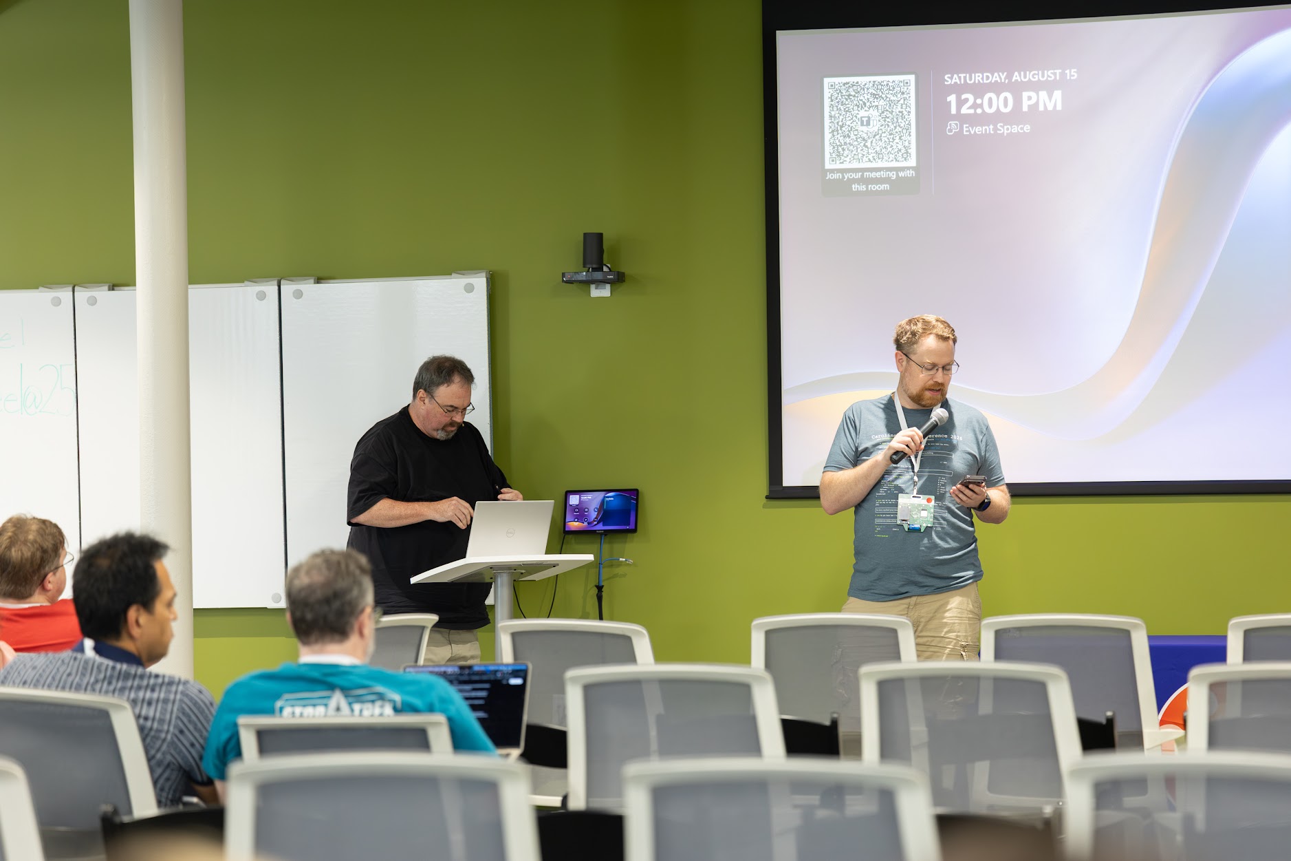 Gene Gotimer speaking at the 2026 Carolina Code Conference