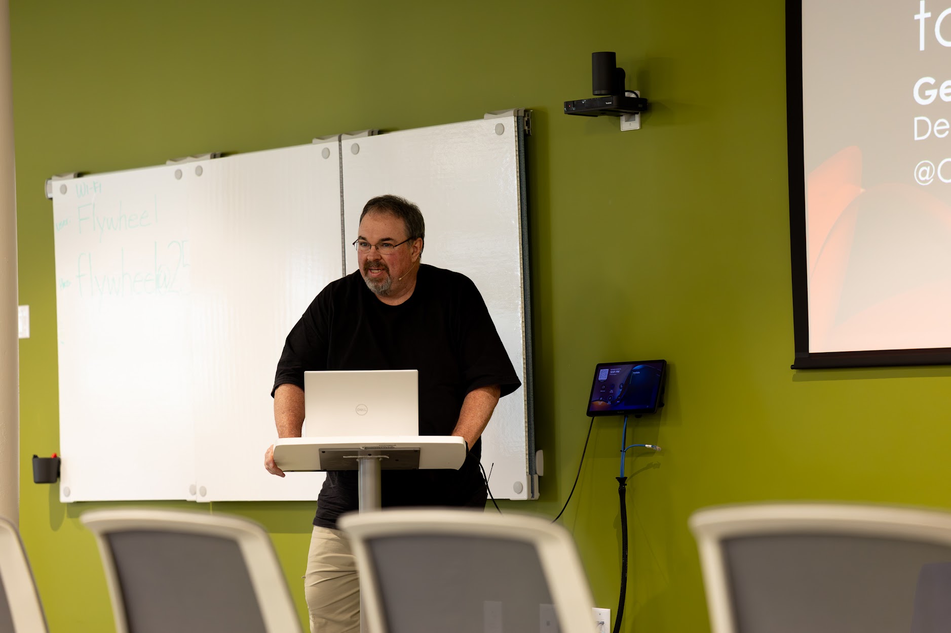 Gene Gotimer speaking at the 2026 Carolina Code Conference