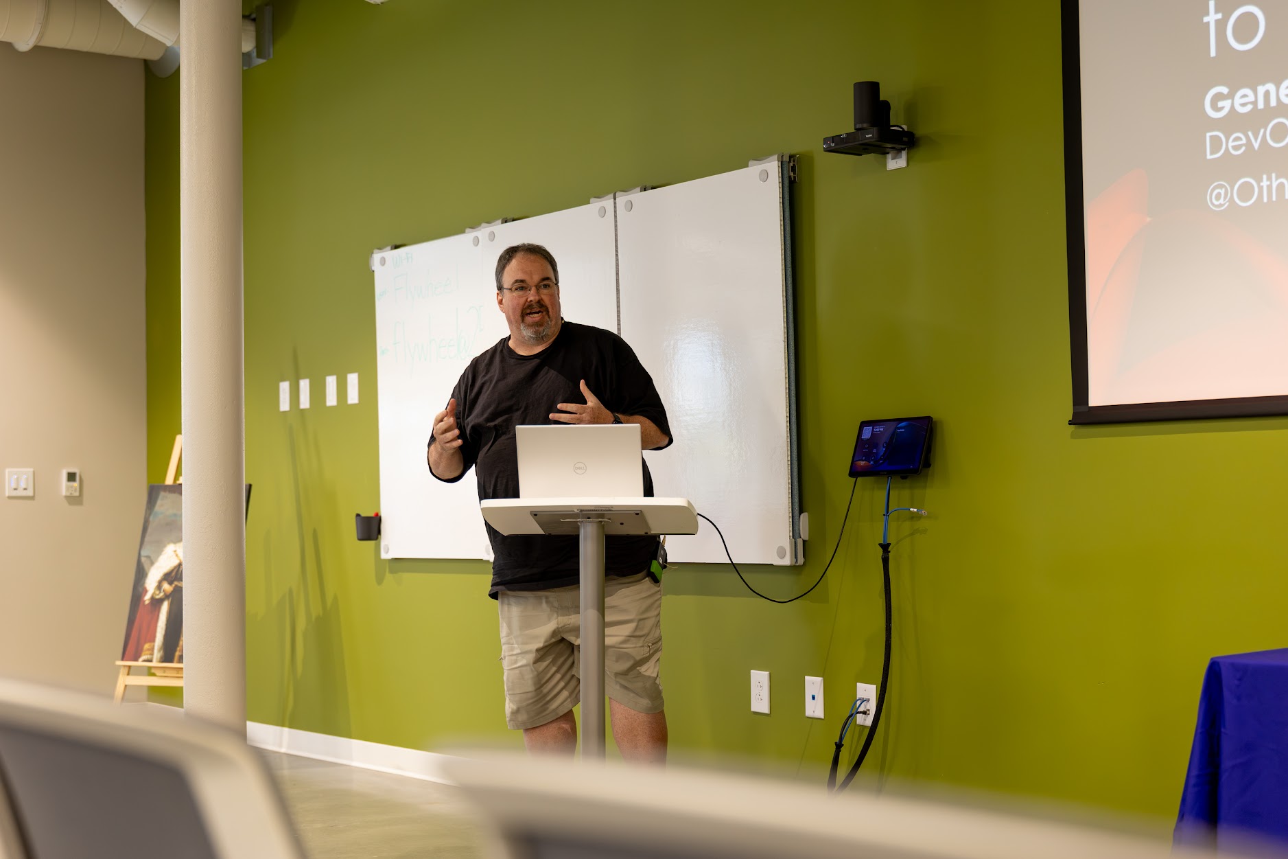 Gene Gotimer speaking at the 2026 Carolina Code Conference