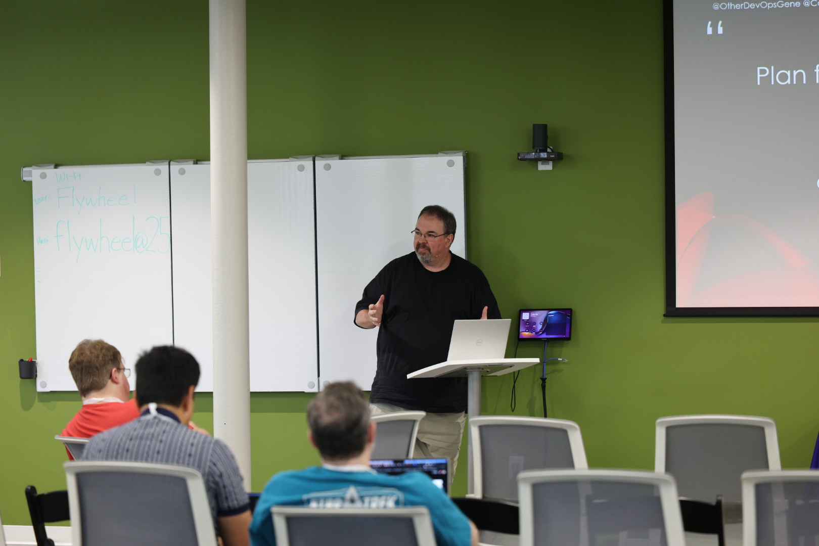 Gene Gotimer speaking at the 2026 Carolina Code Conference