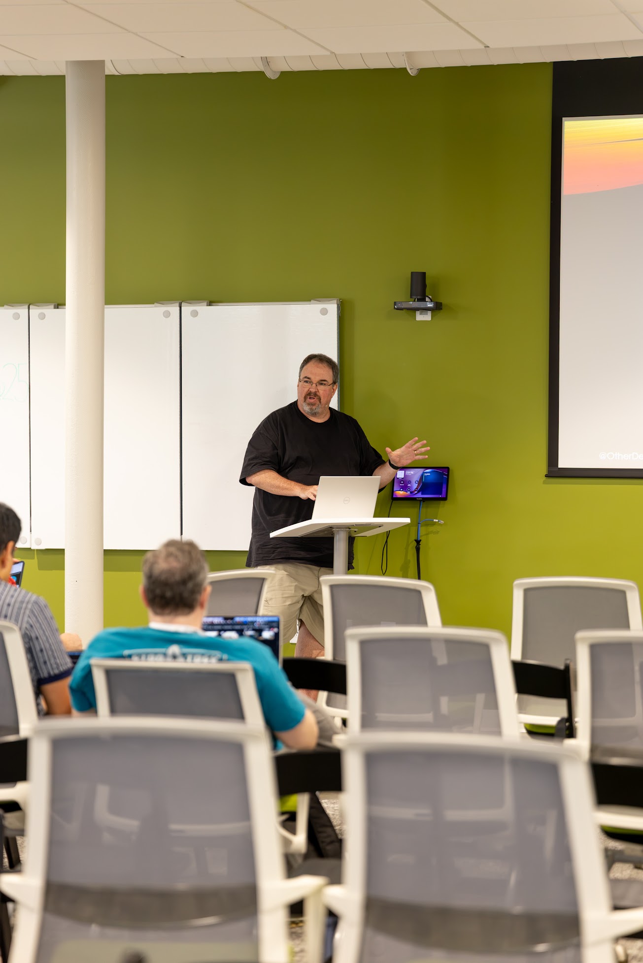 Gene Gotimer speaking at the 2026 Carolina Code Conference
