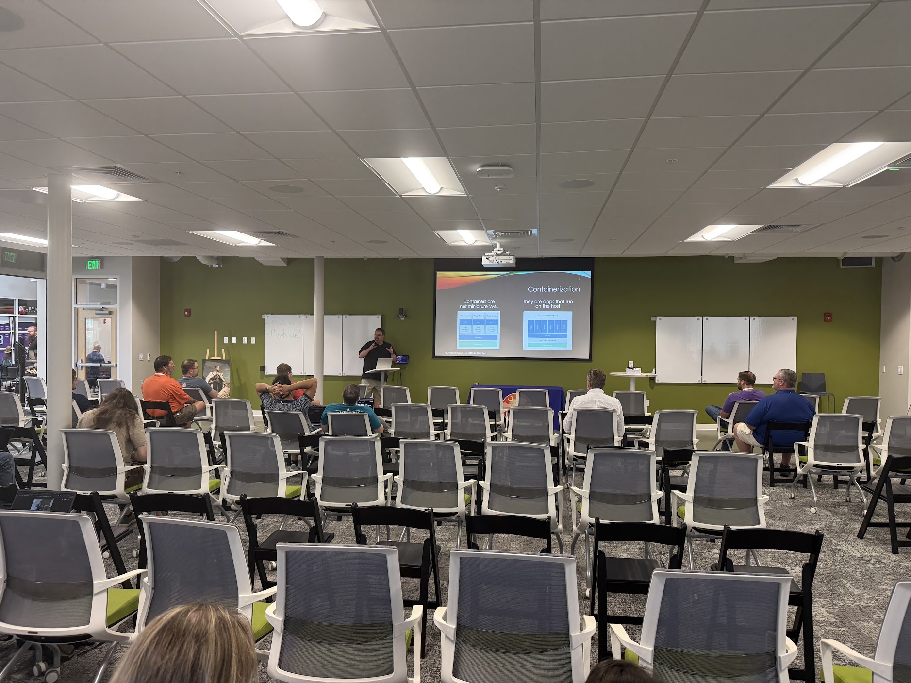 Gene Gotimer speaking at the 2026 Carolina Code Conference