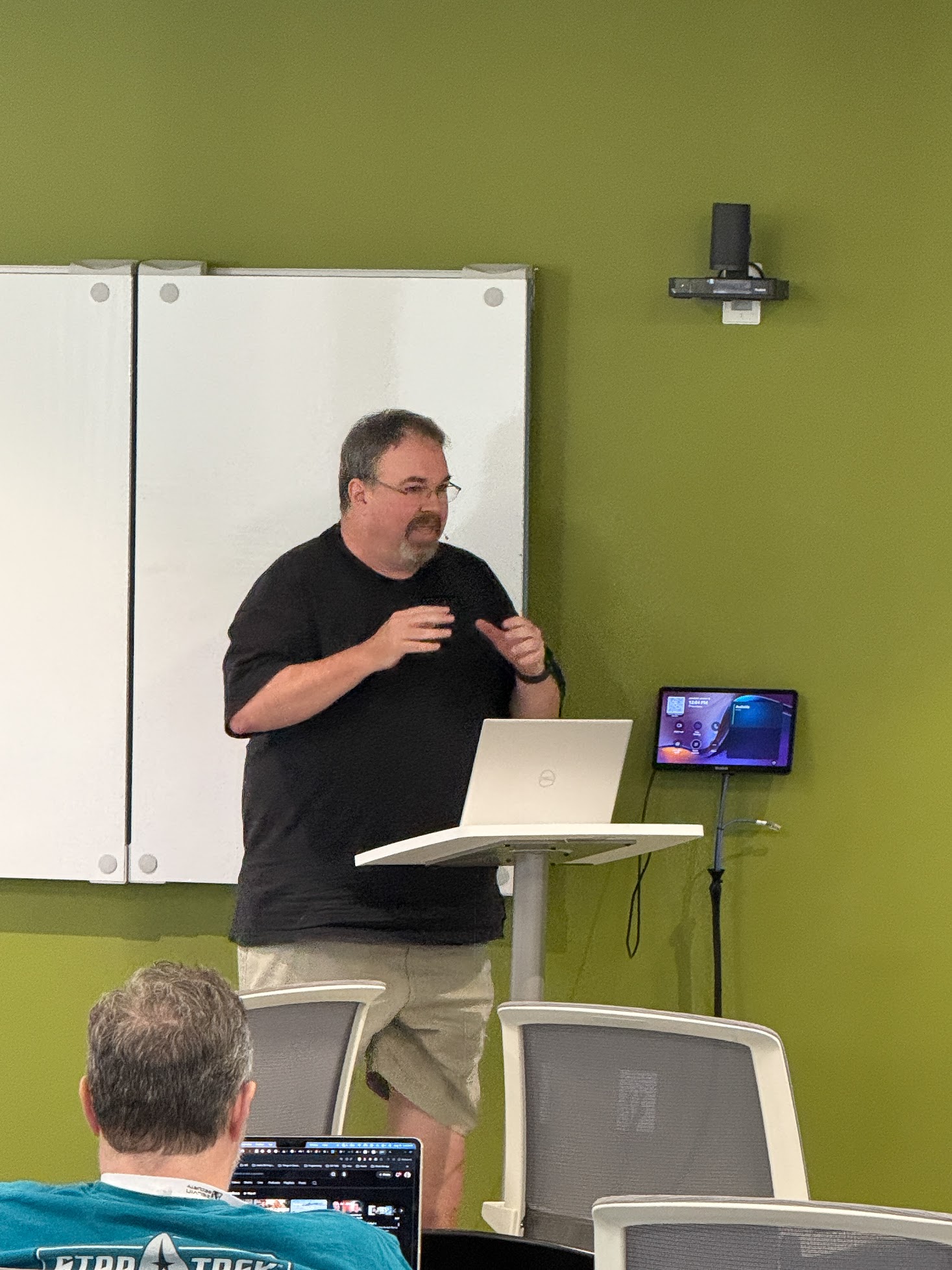 Gene Gotimer speaking at the 2026 Carolina Code Conference