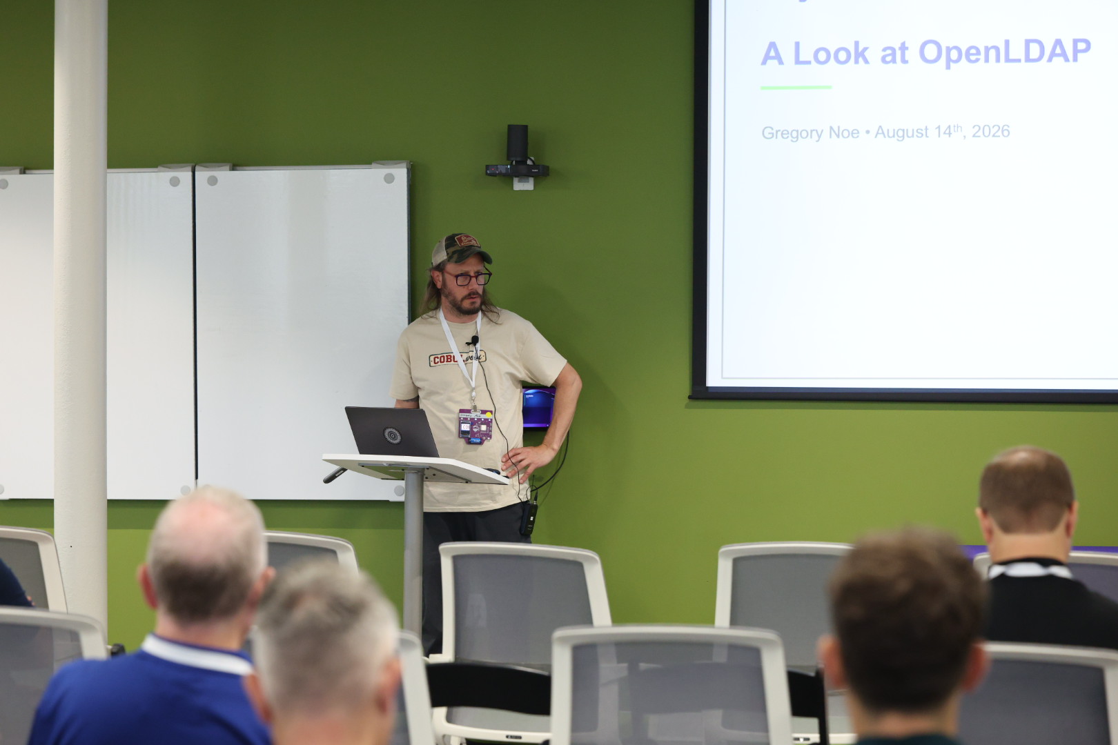 Gregory Noe speaking at the 2026 Carolina Code Conference