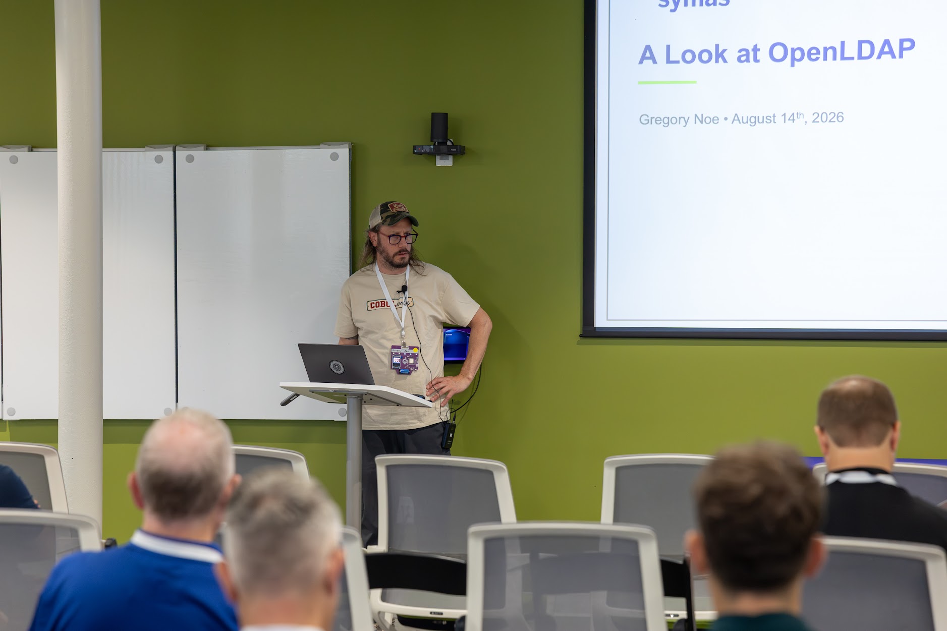 Gregory Noe speaking at the 2026 Carolina Code Conference