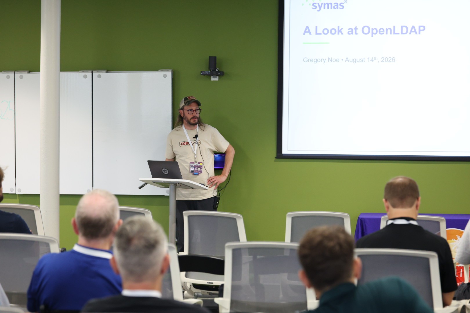Gregory Noe speaking at the 2026 Carolina Code Conference