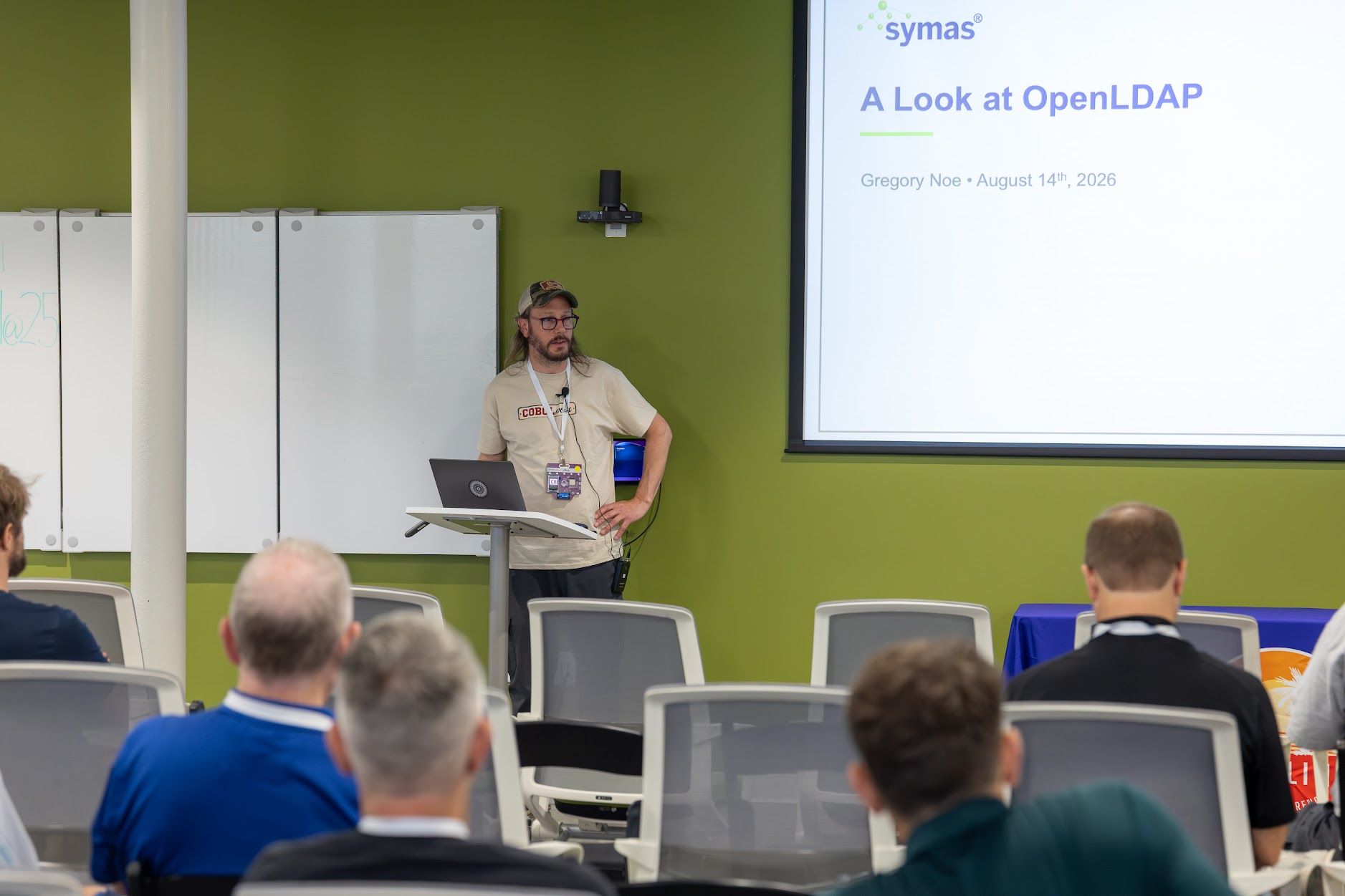 Gregory Noe speaking at the 2026 Carolina Code Conference
