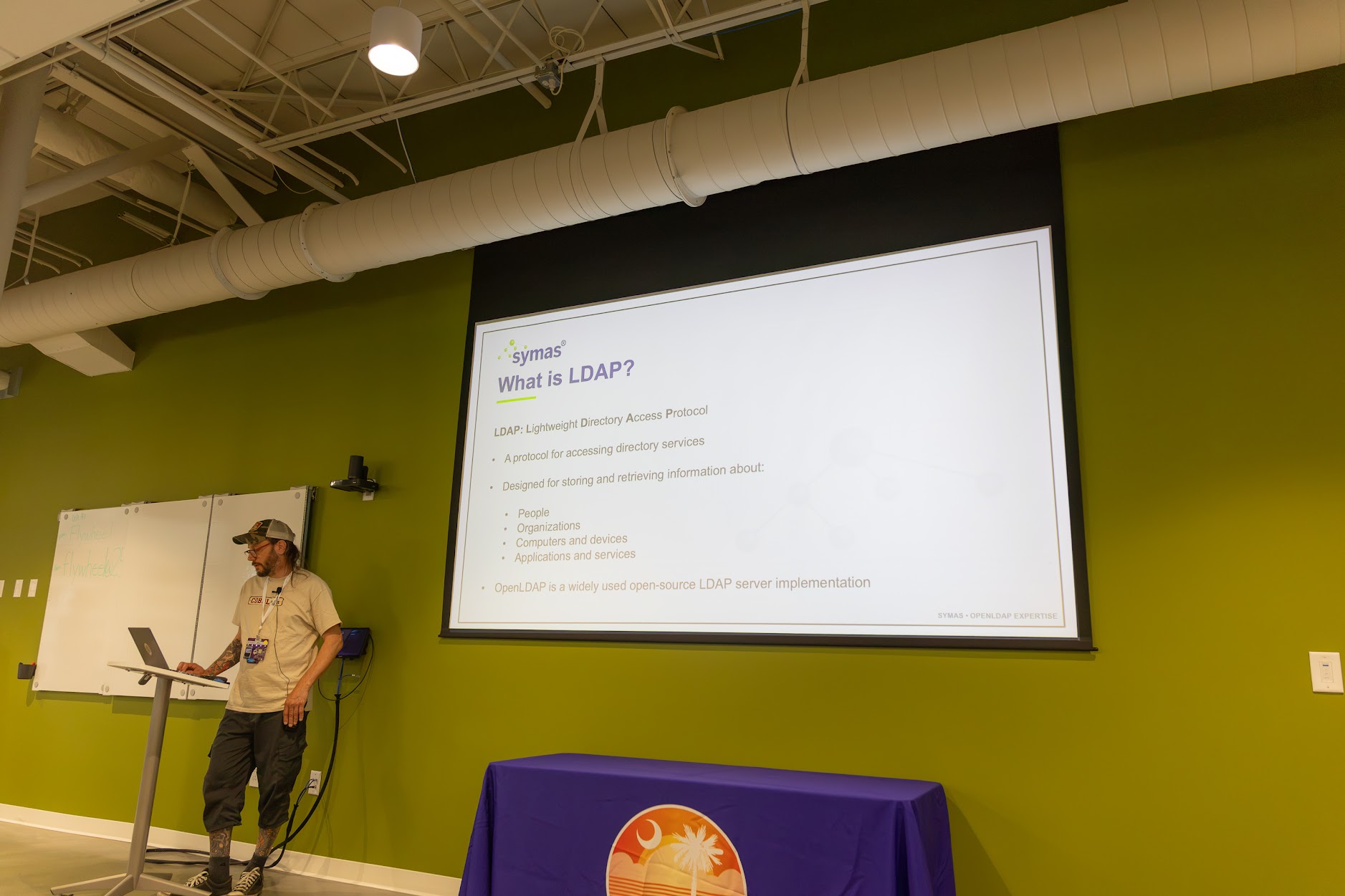 Gregory Noe speaking at the 2026 Carolina Code Conference