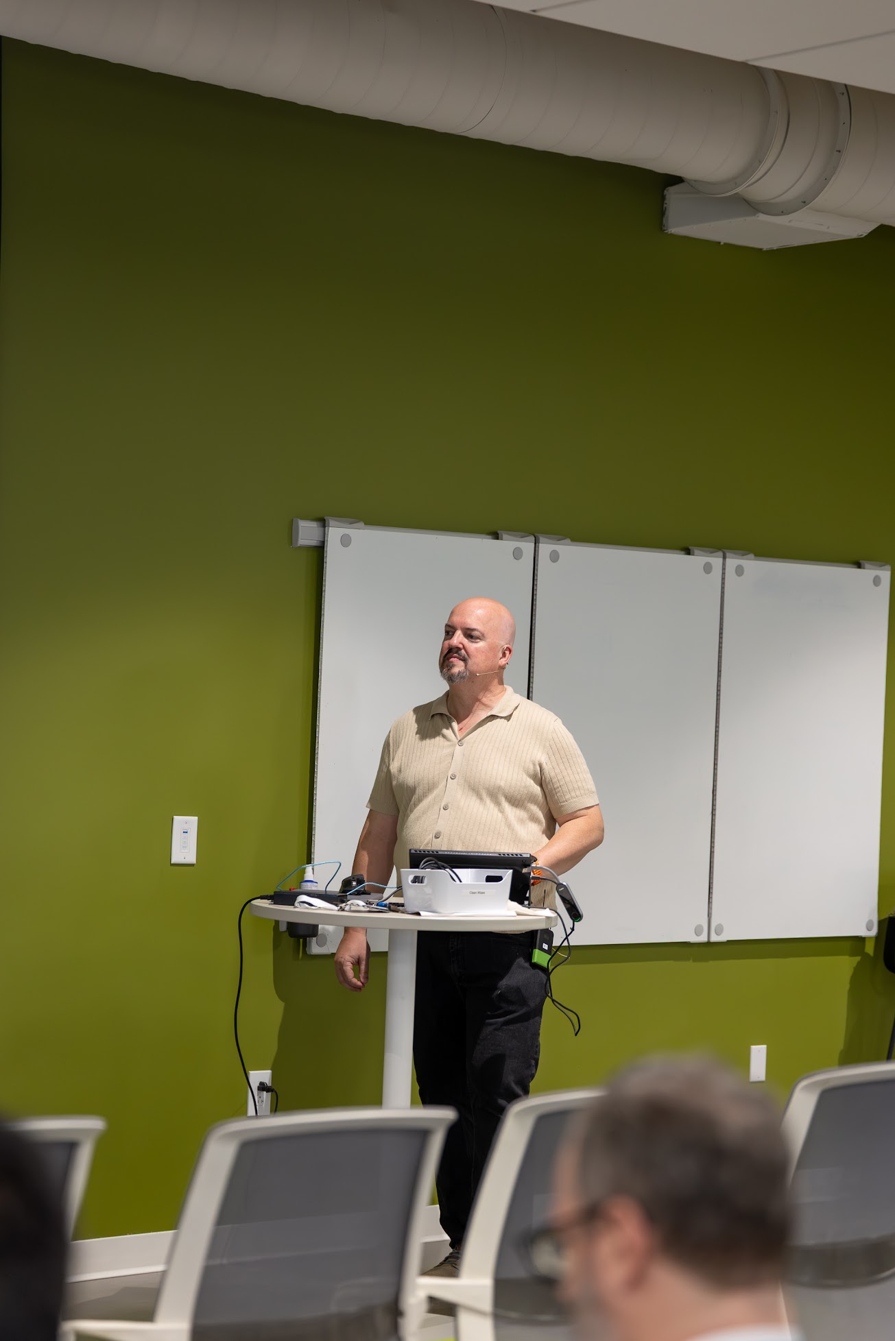 Houston Haynes speaking at the 2026 Carolina Code Conference