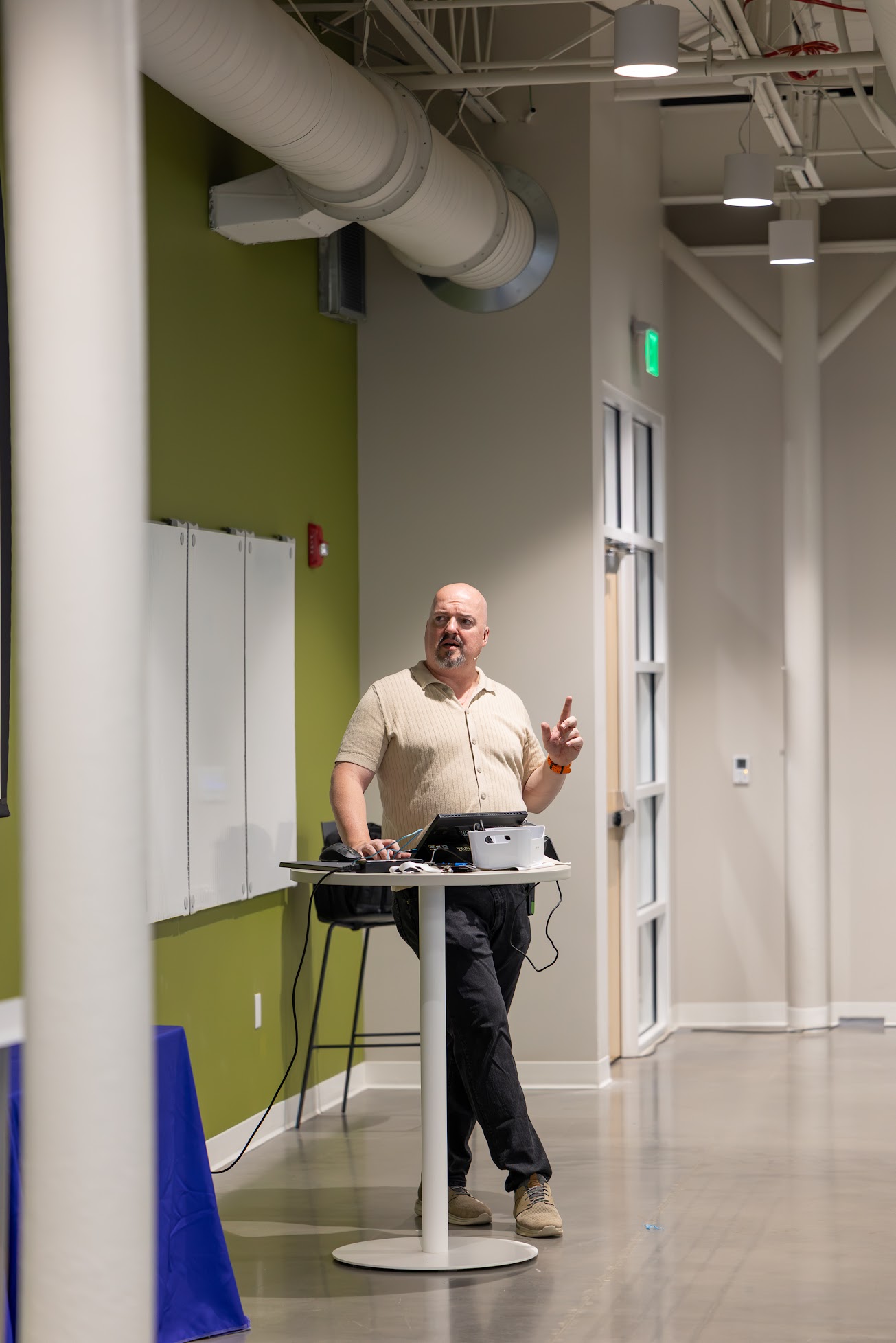 Houston Haynes speaking at the 2026 Carolina Code Conference