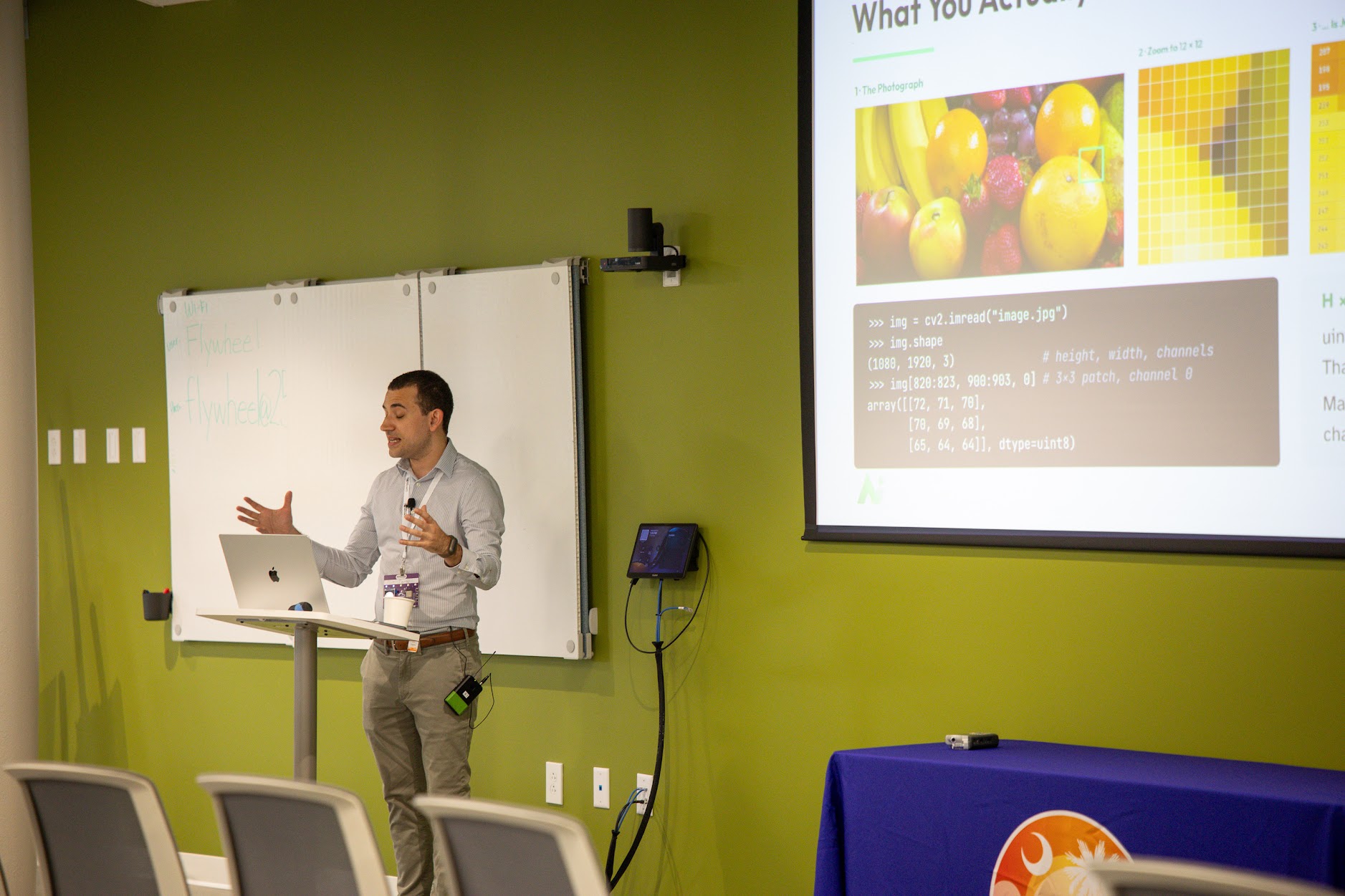 Jack Teitel speaking at the 2026 Carolina Code Conference