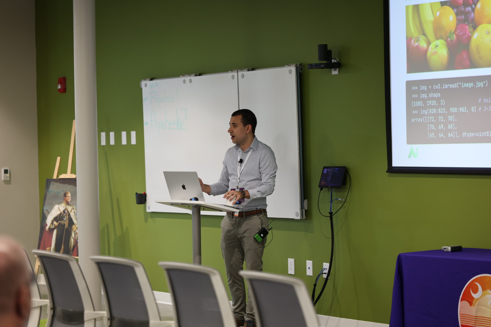 Jack Teitel speaking at the 2026 Carolina Code Conference