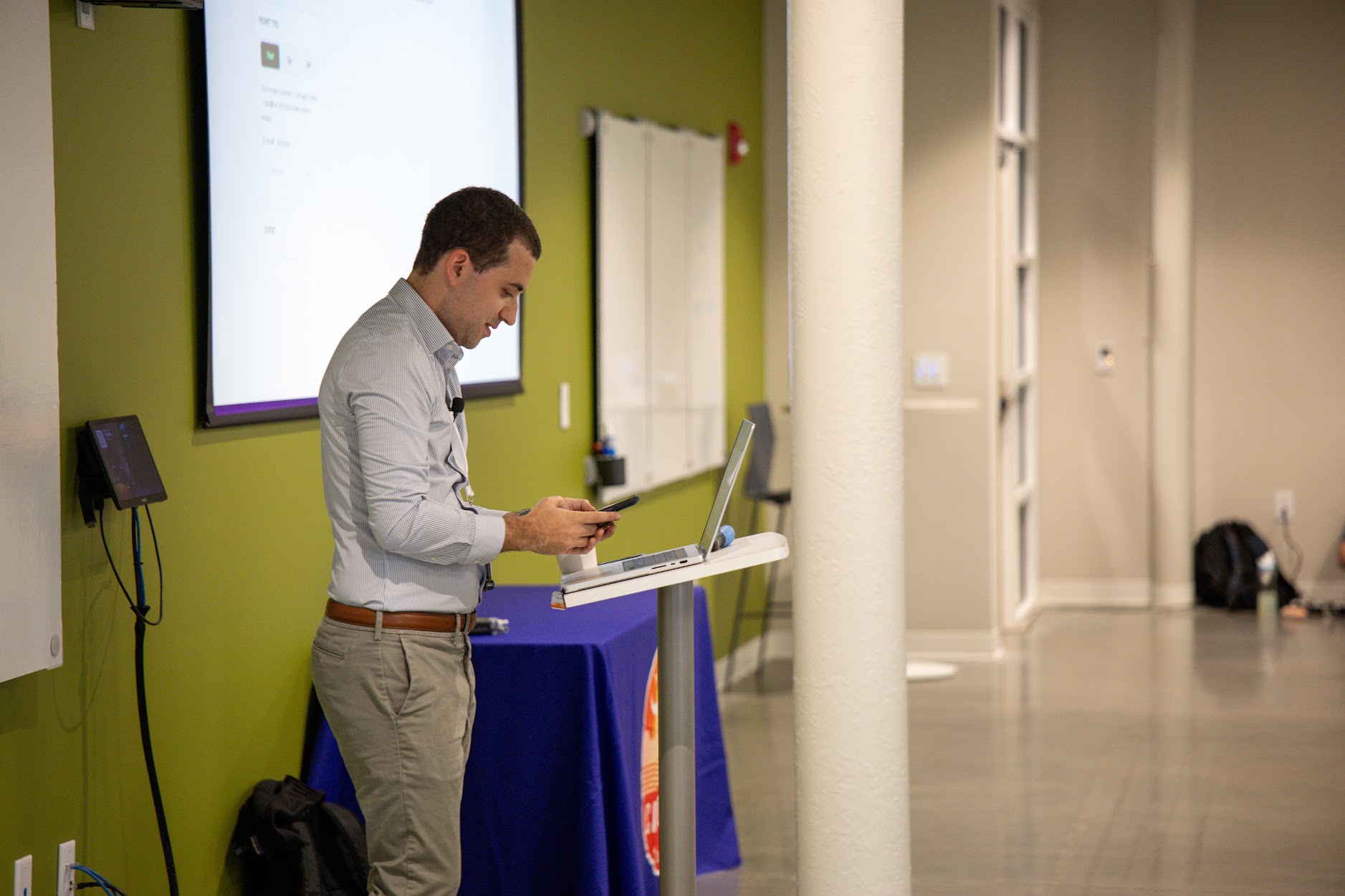 Jack Teitel speaking at the 2026 Carolina Code Conference