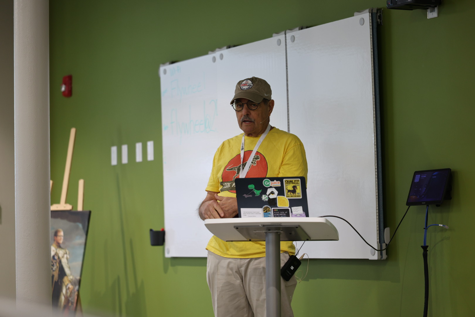 Marty Heyman speaking at the 2026 Carolina Code Conference