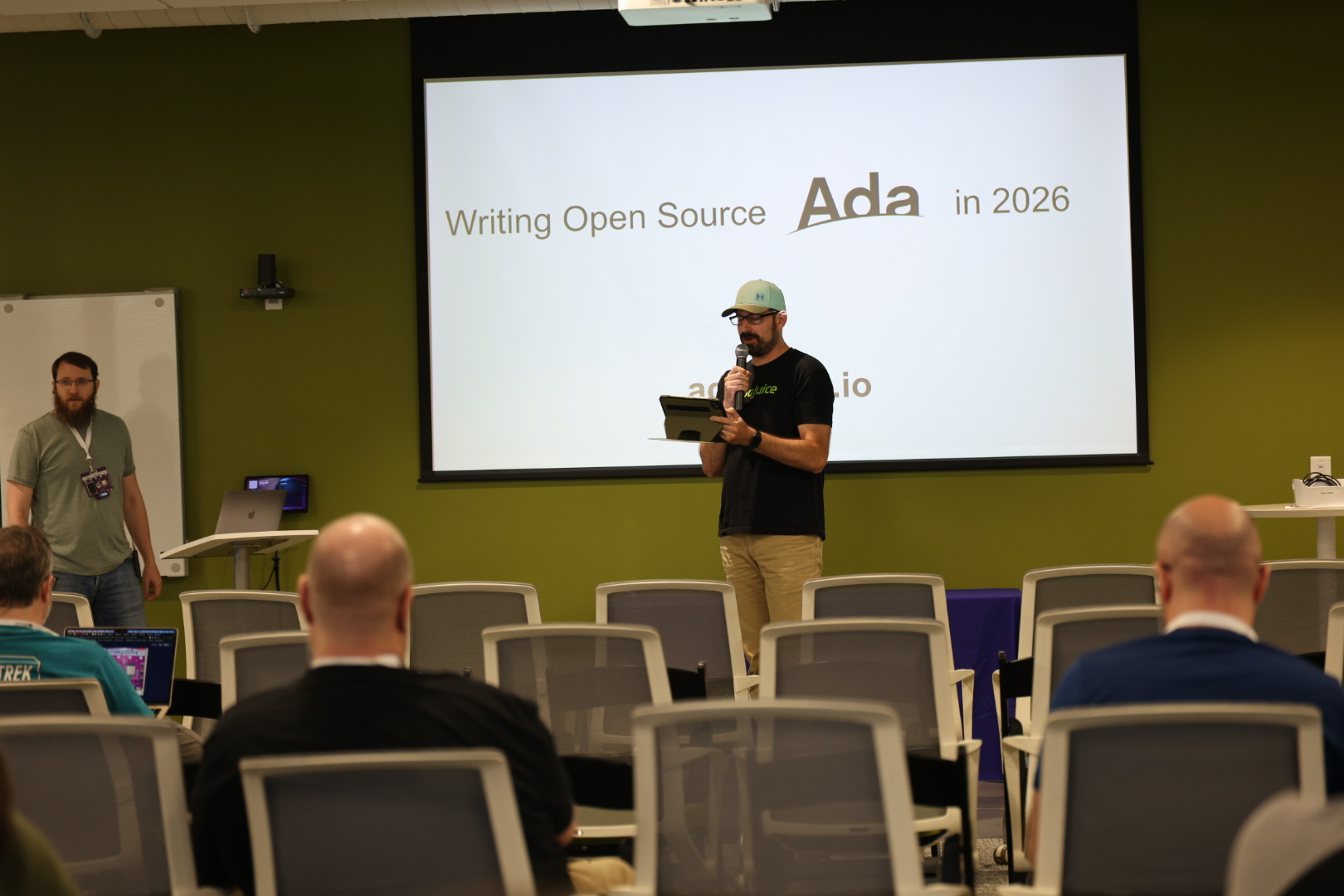 Paul Jarrett speaking at the 2026 Carolina Code Conference
