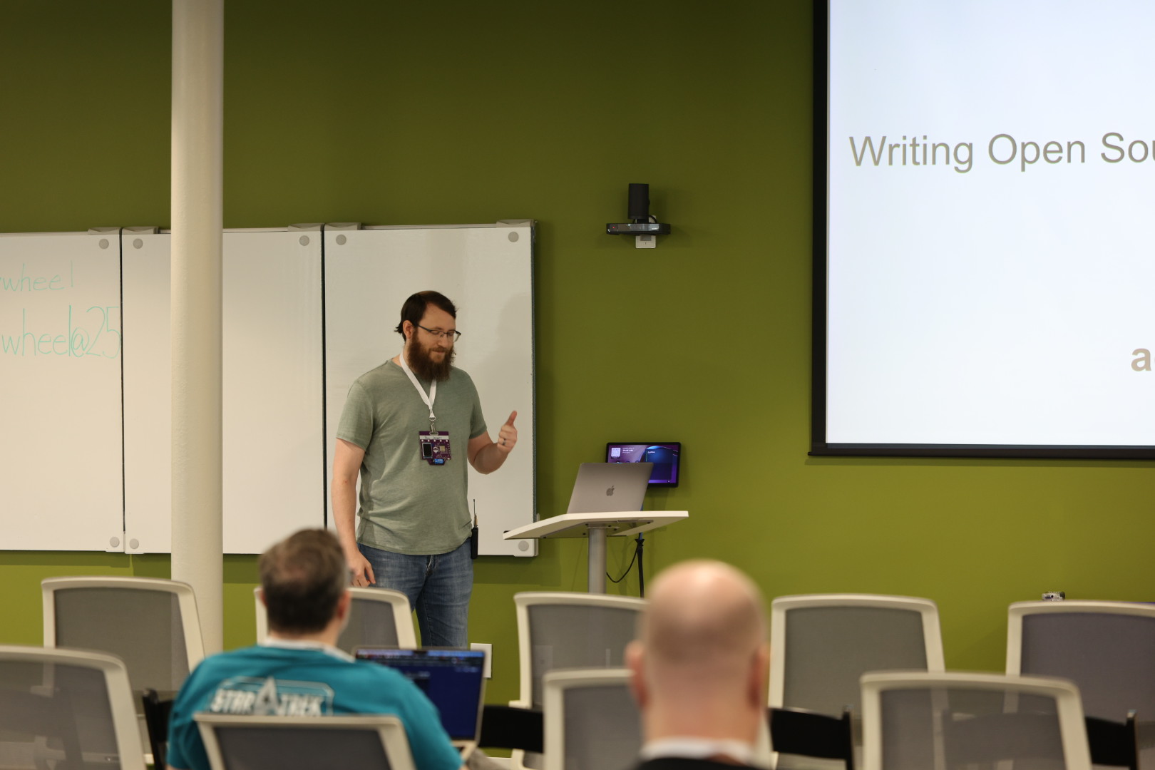 Paul Jarrett speaking at the 2026 Carolina Code Conference