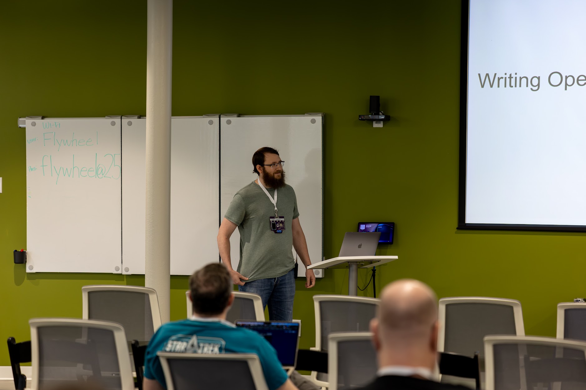 Paul Jarrett speaking at the 2026 Carolina Code Conference