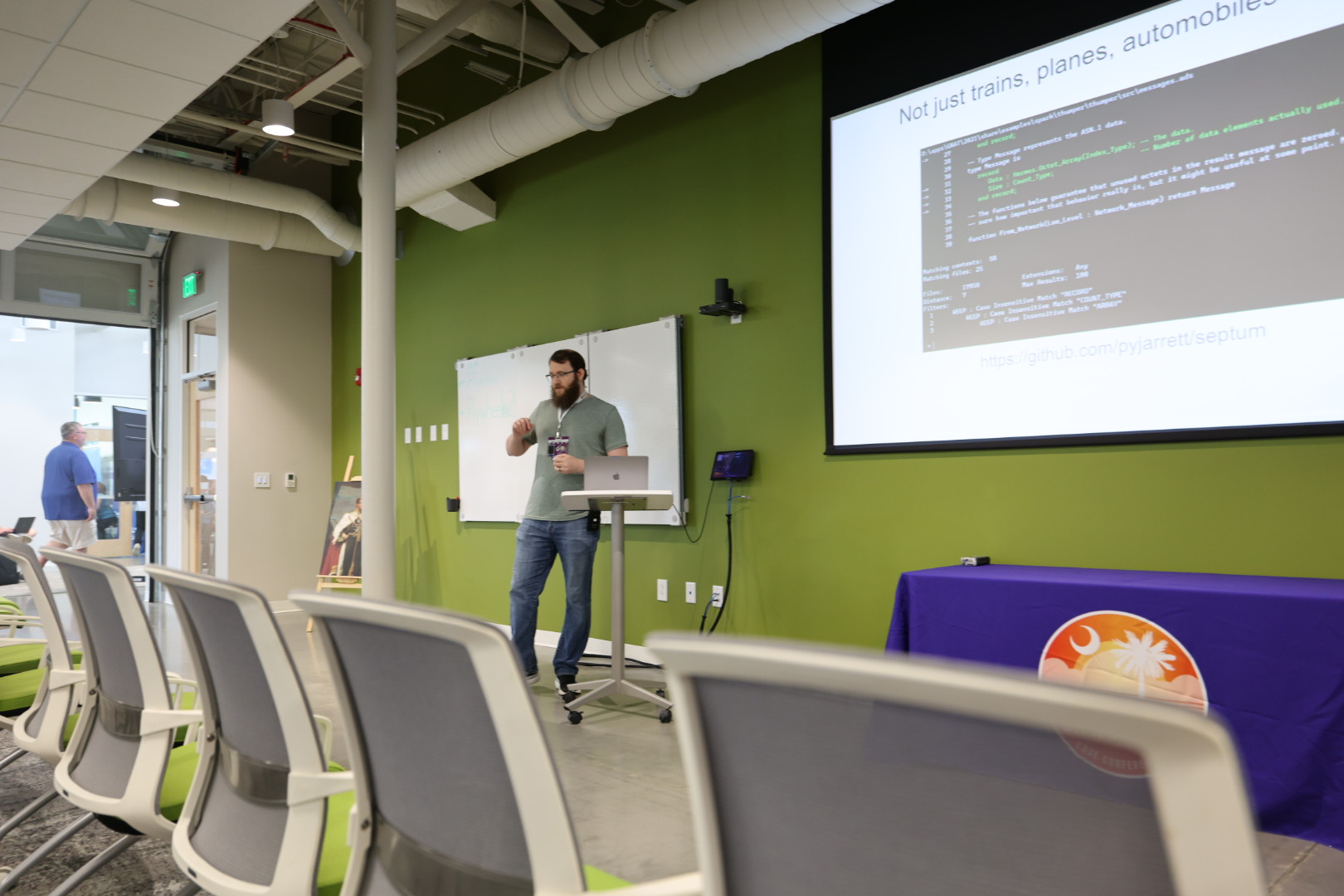 Paul Jarrett speaking at the 2026 Carolina Code Conference