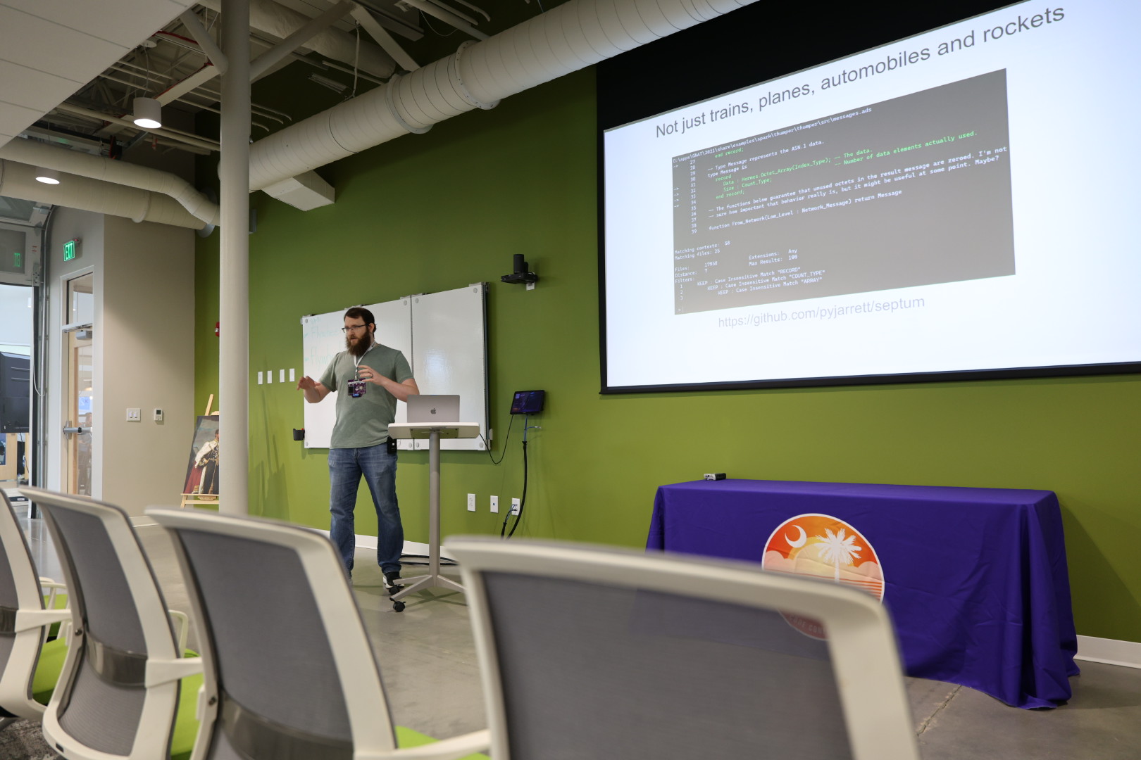 Paul Jarrett speaking at the 2026 Carolina Code Conference
