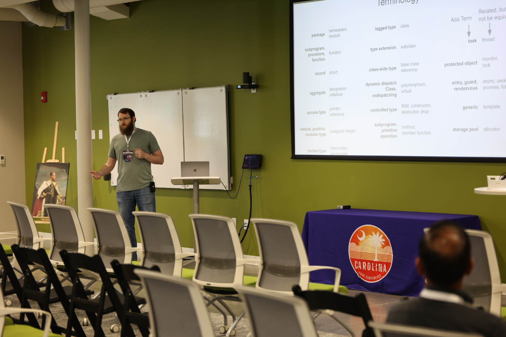 Paul Jarrett speaking at the 2026 Carolina Code Conference