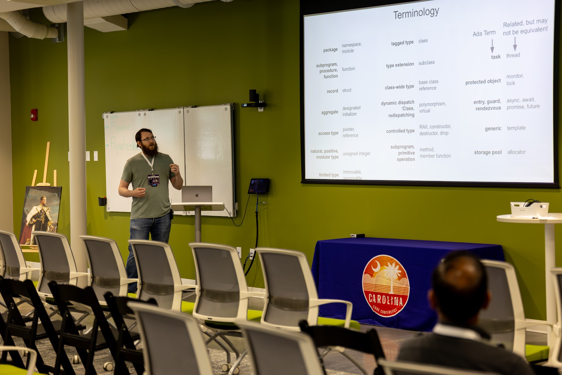 Paul Jarrett speaking at the 2026 Carolina Code Conference