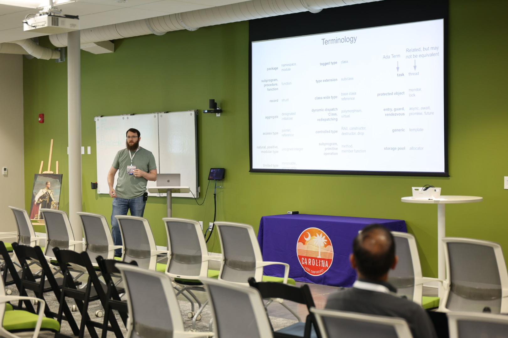 Paul Jarrett speaking at the 2026 Carolina Code Conference