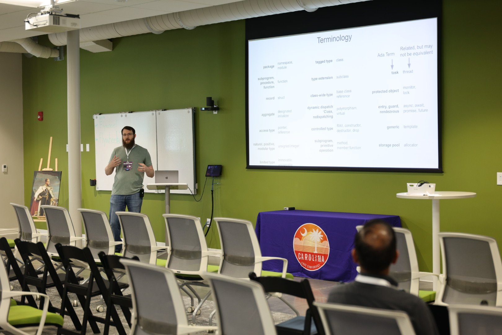 Paul Jarrett speaking at the 2026 Carolina Code Conference