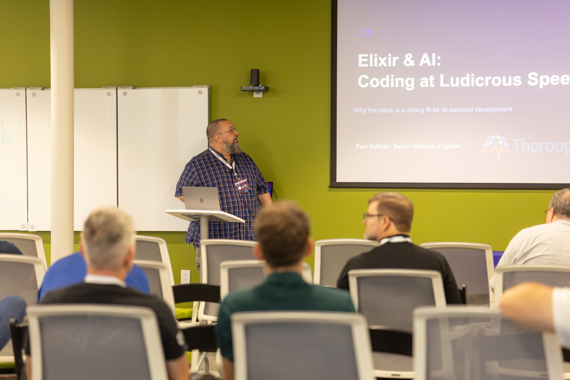 Paul Sullivan speaking at the 2026 Carolina Code Conference