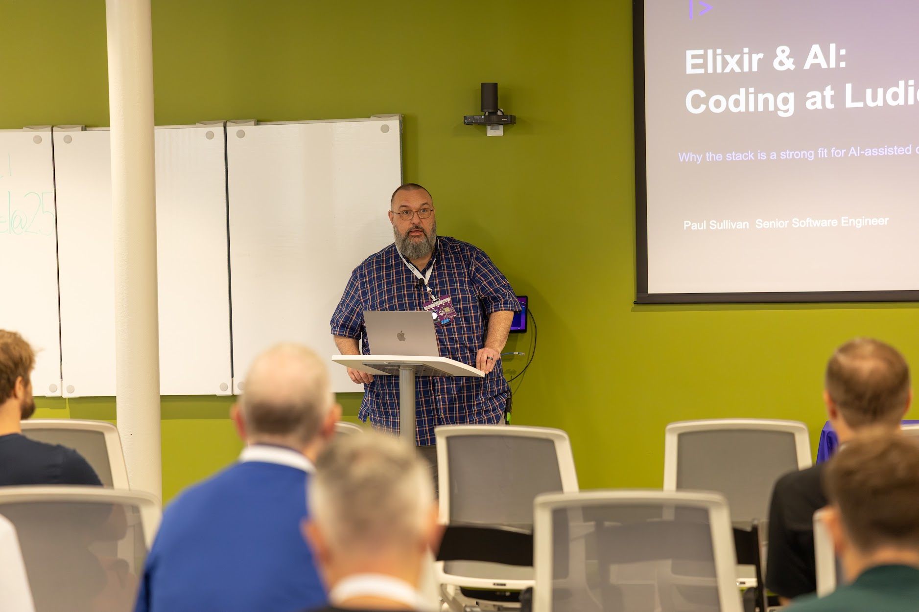 Paul Sullivan speaking at the 2026 Carolina Code Conference