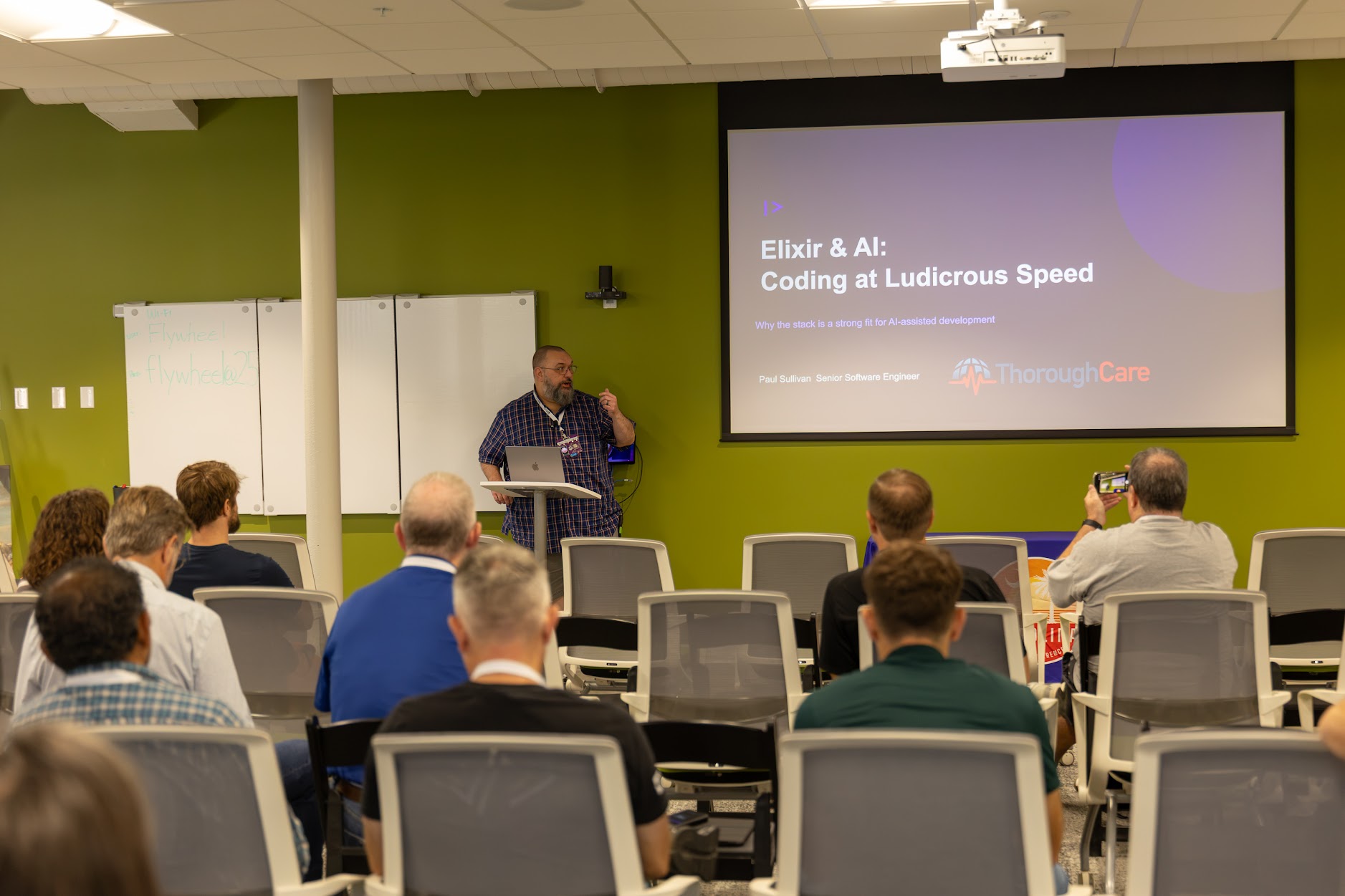 Paul Sullivan speaking at the 2026 Carolina Code Conference