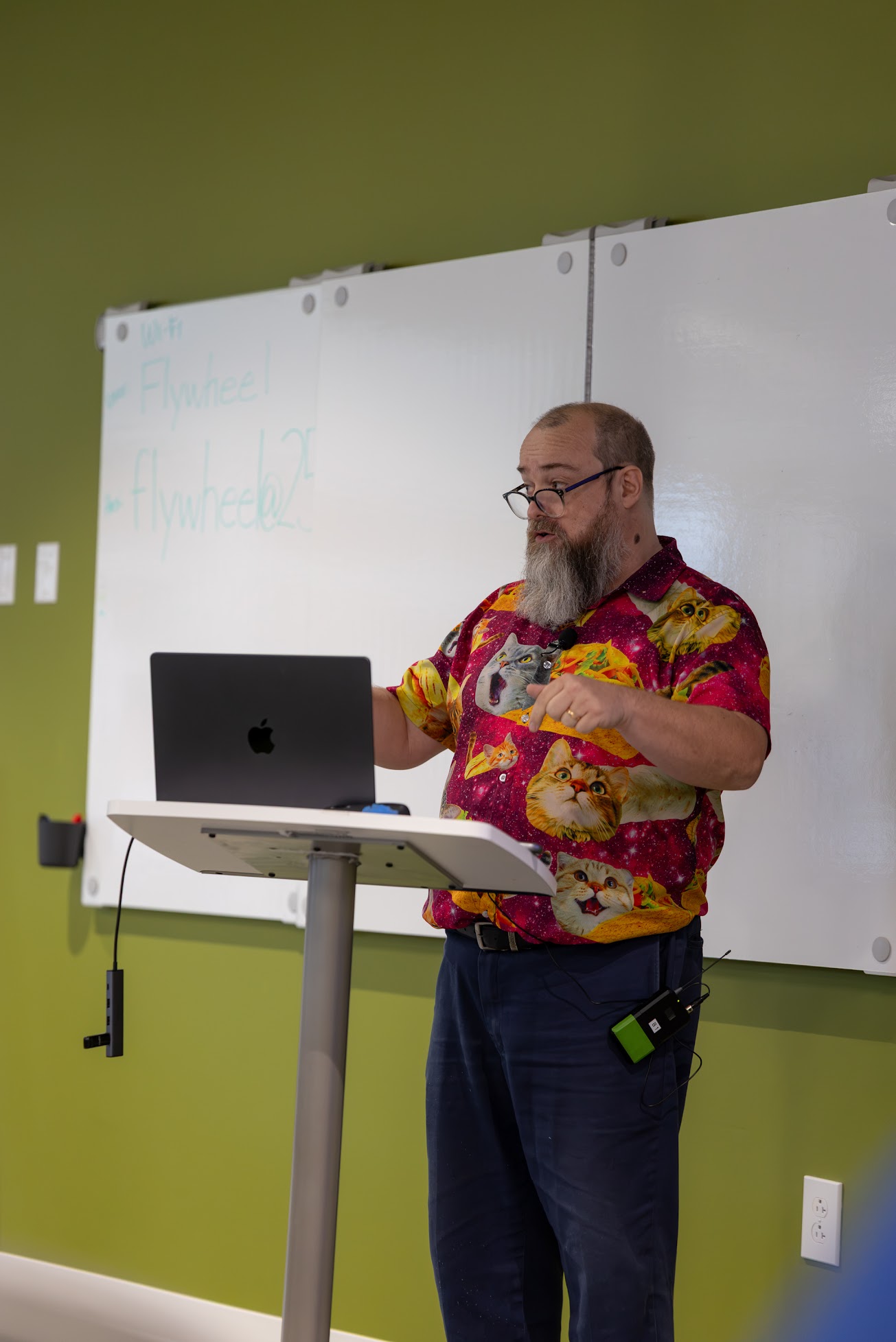 Redvers Davies speaking at the 2026 Carolina Code Conference