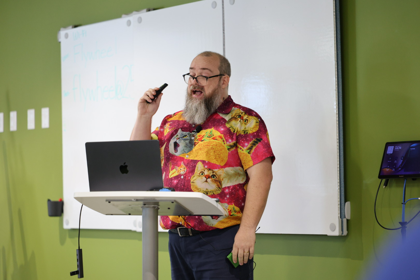 Redvers Davies speaking at the 2026 Carolina Code Conference