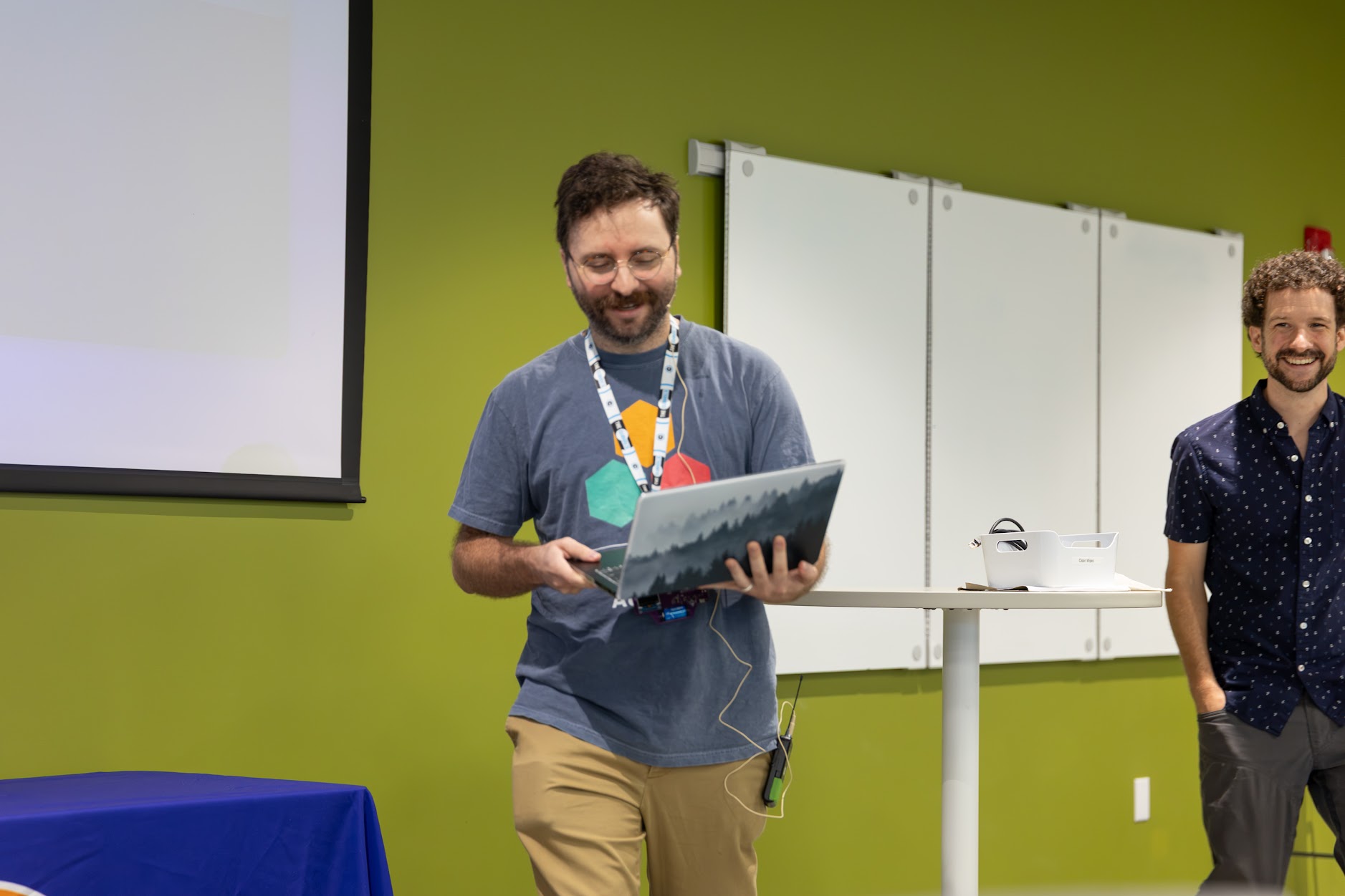 Schuster Braun speaking at the 2026 Carolina Code Conference