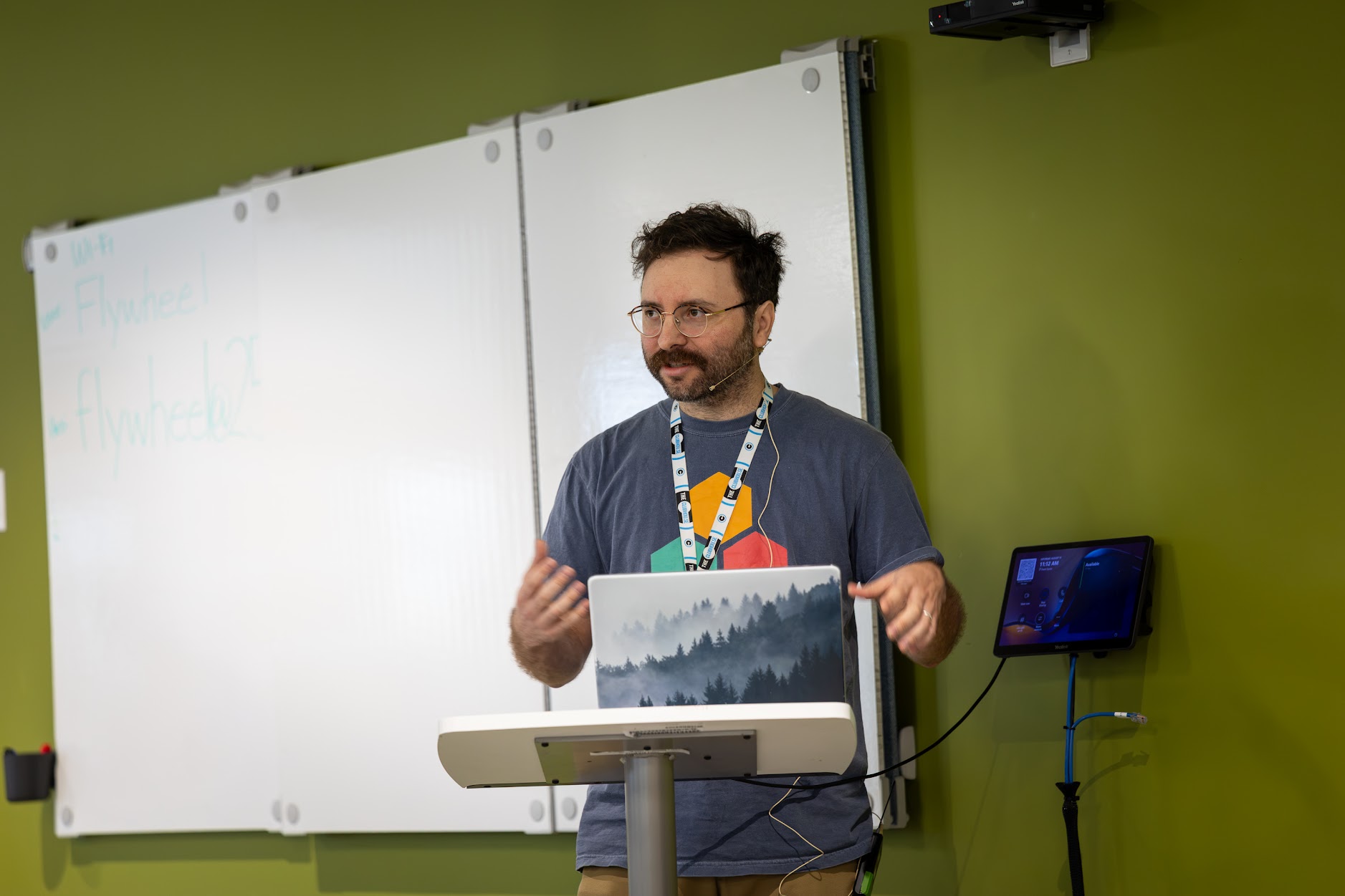 Schuster Braun speaking at the 2026 Carolina Code Conference