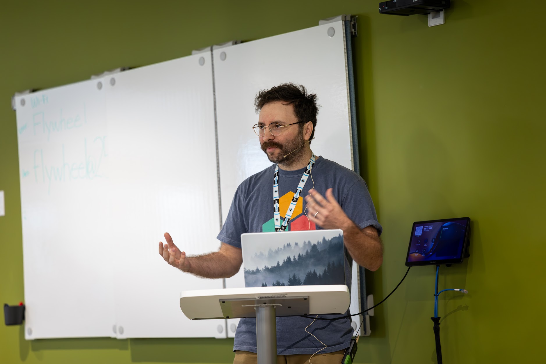 Schuster Braun speaking at the 2026 Carolina Code Conference