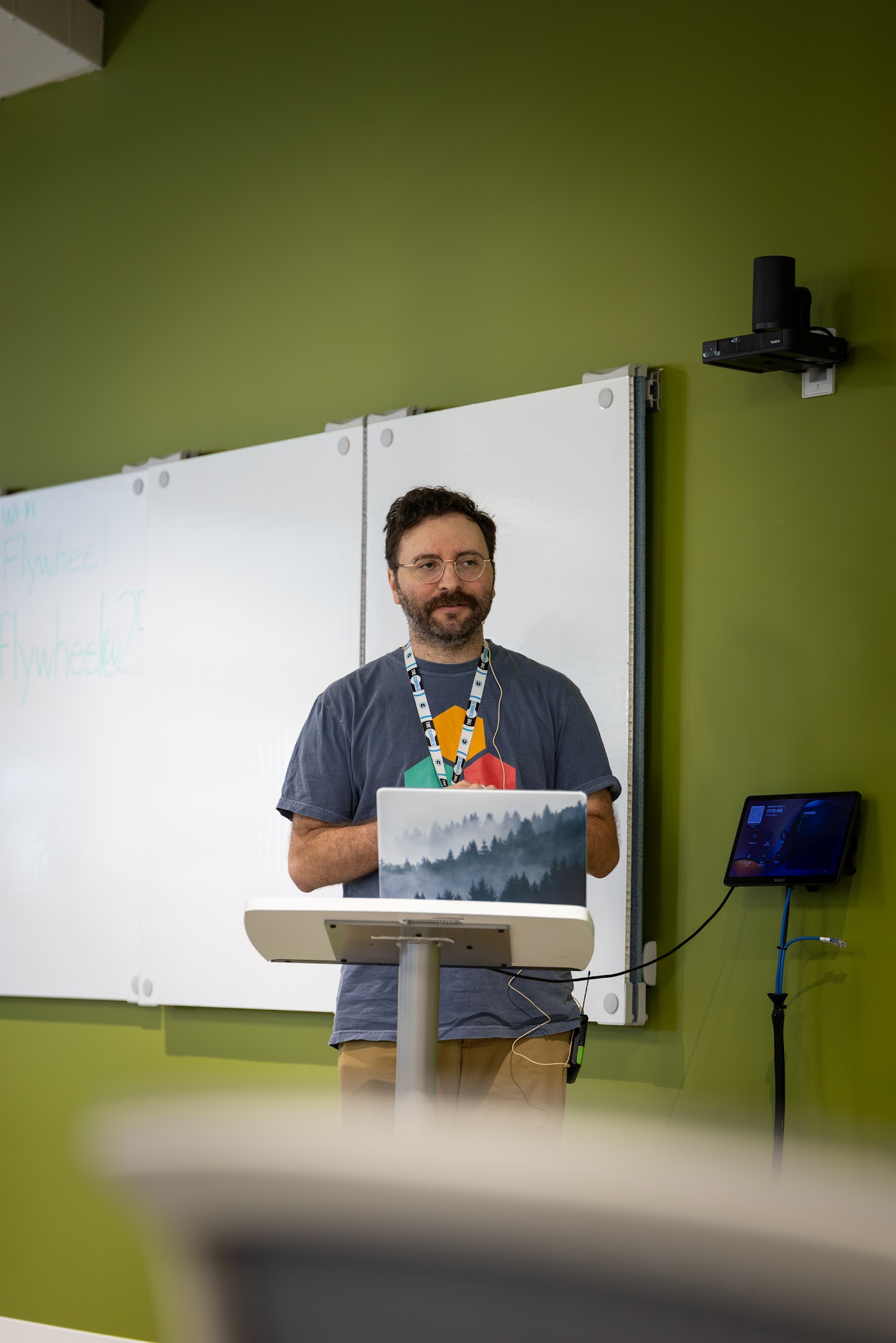 Schuster Braun speaking at the 2026 Carolina Code Conference