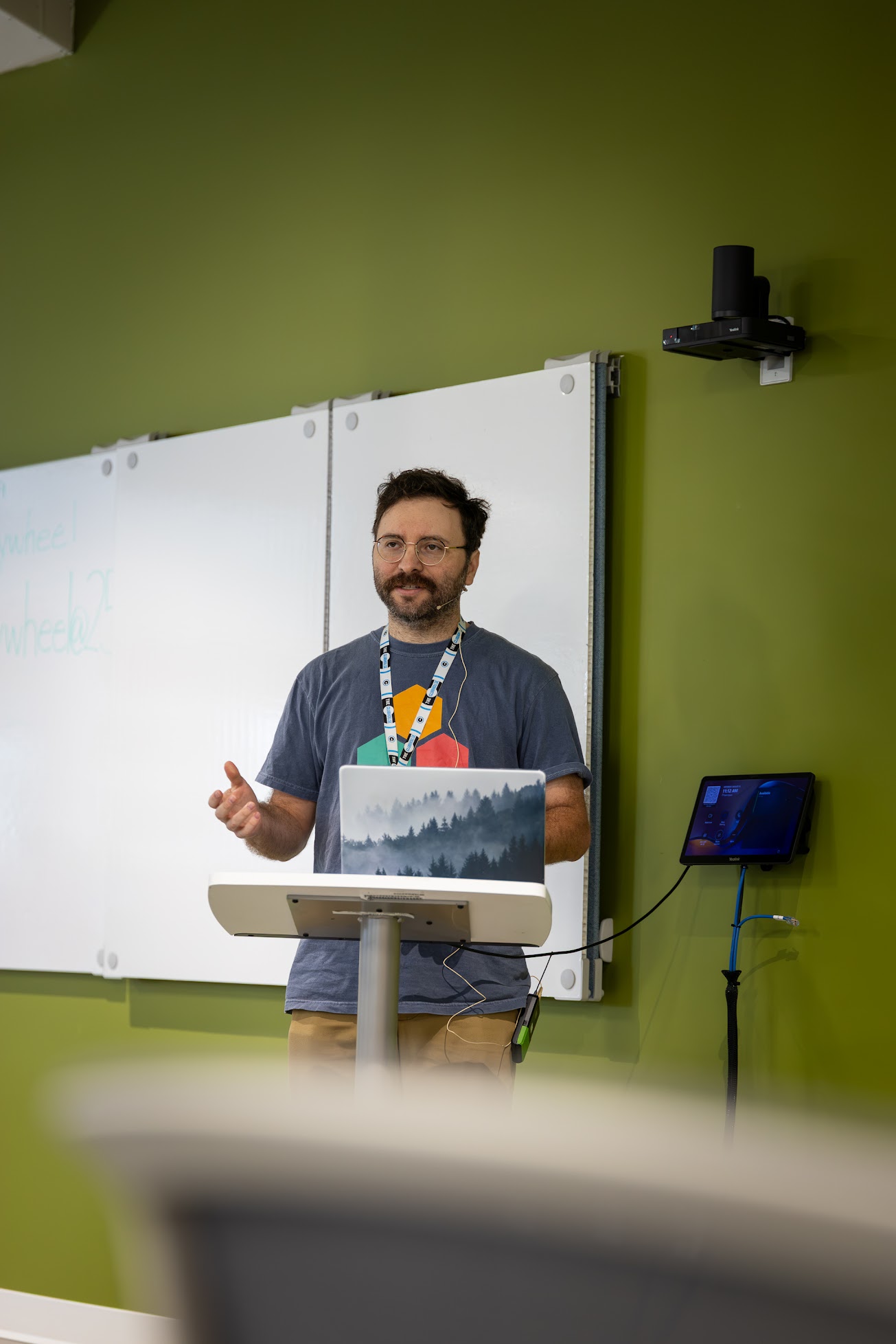 Schuster Braun speaking at the 2026 Carolina Code Conference