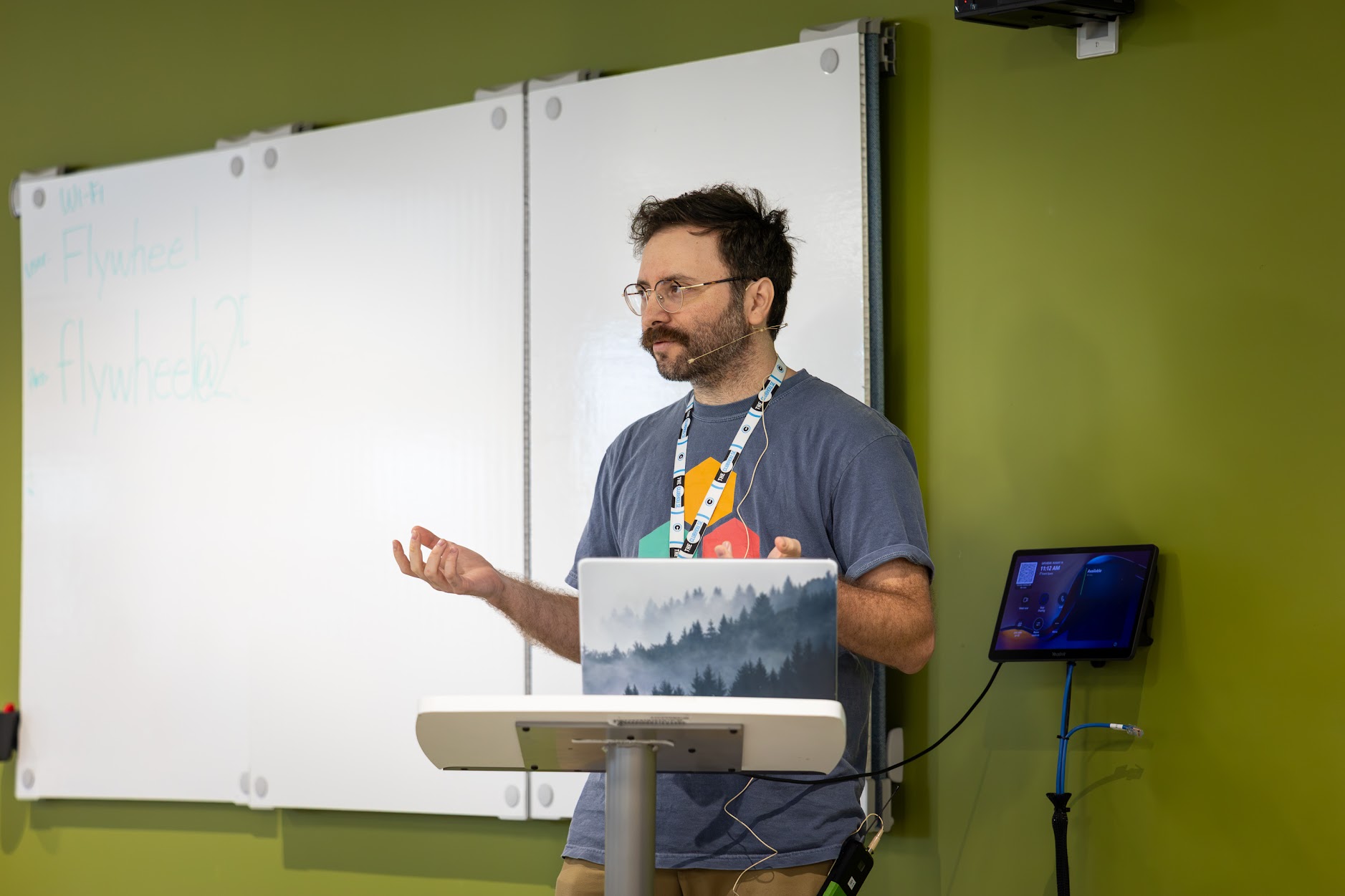 Schuster Braun speaking at the 2026 Carolina Code Conference