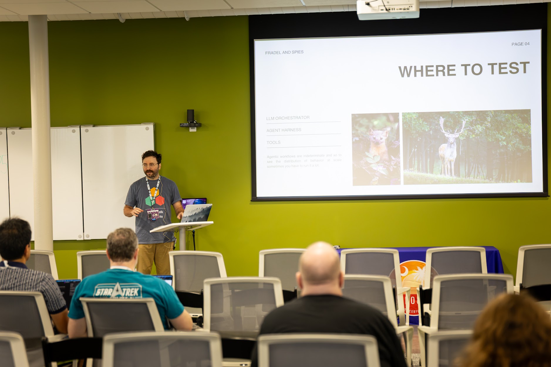 Schuster Braun speaking at the 2026 Carolina Code Conference