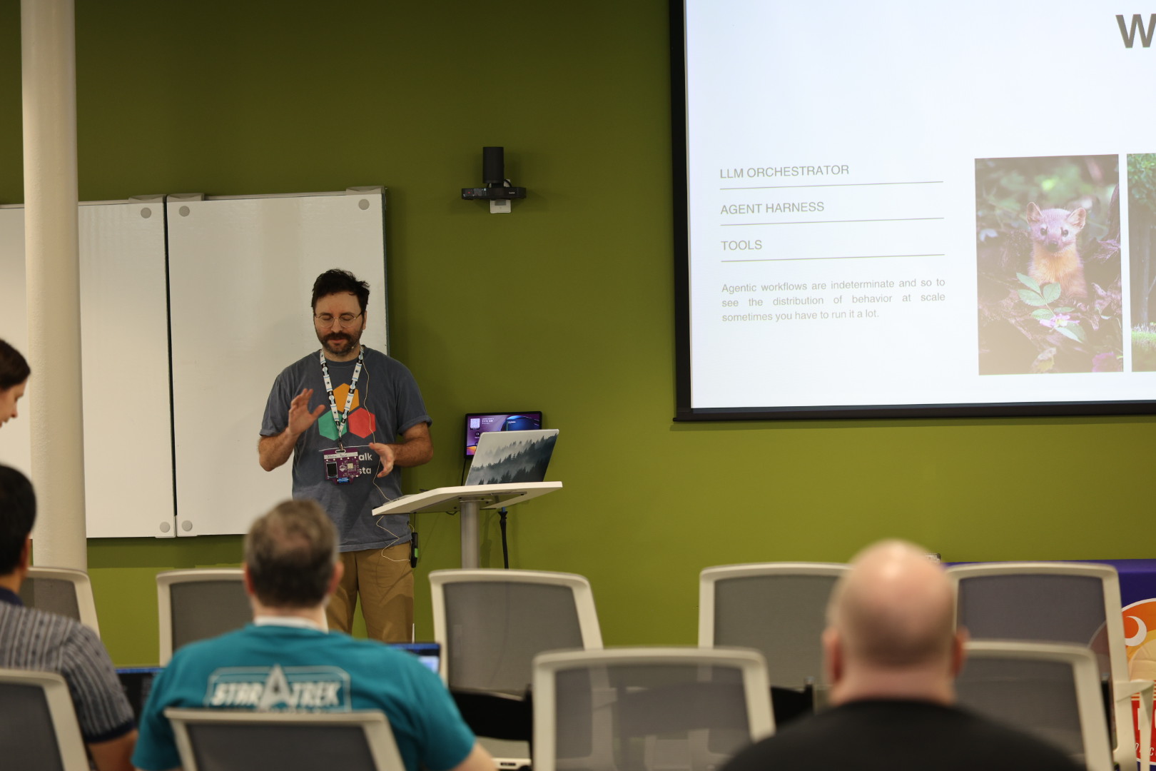 Schuster Braun speaking at the 2026 Carolina Code Conference