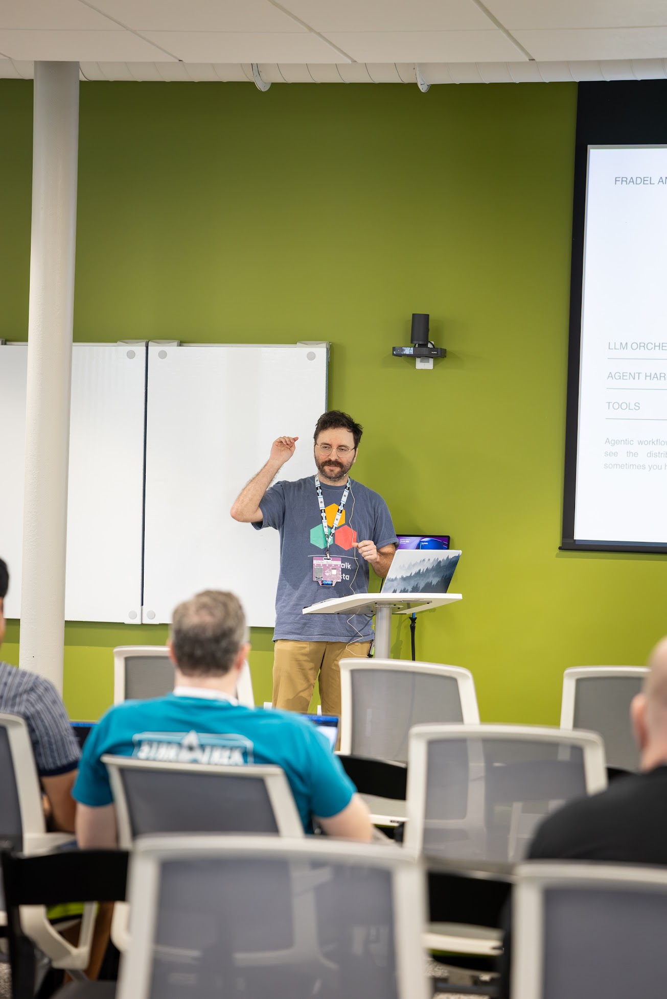 Schuster Braun speaking at the 2026 Carolina Code Conference