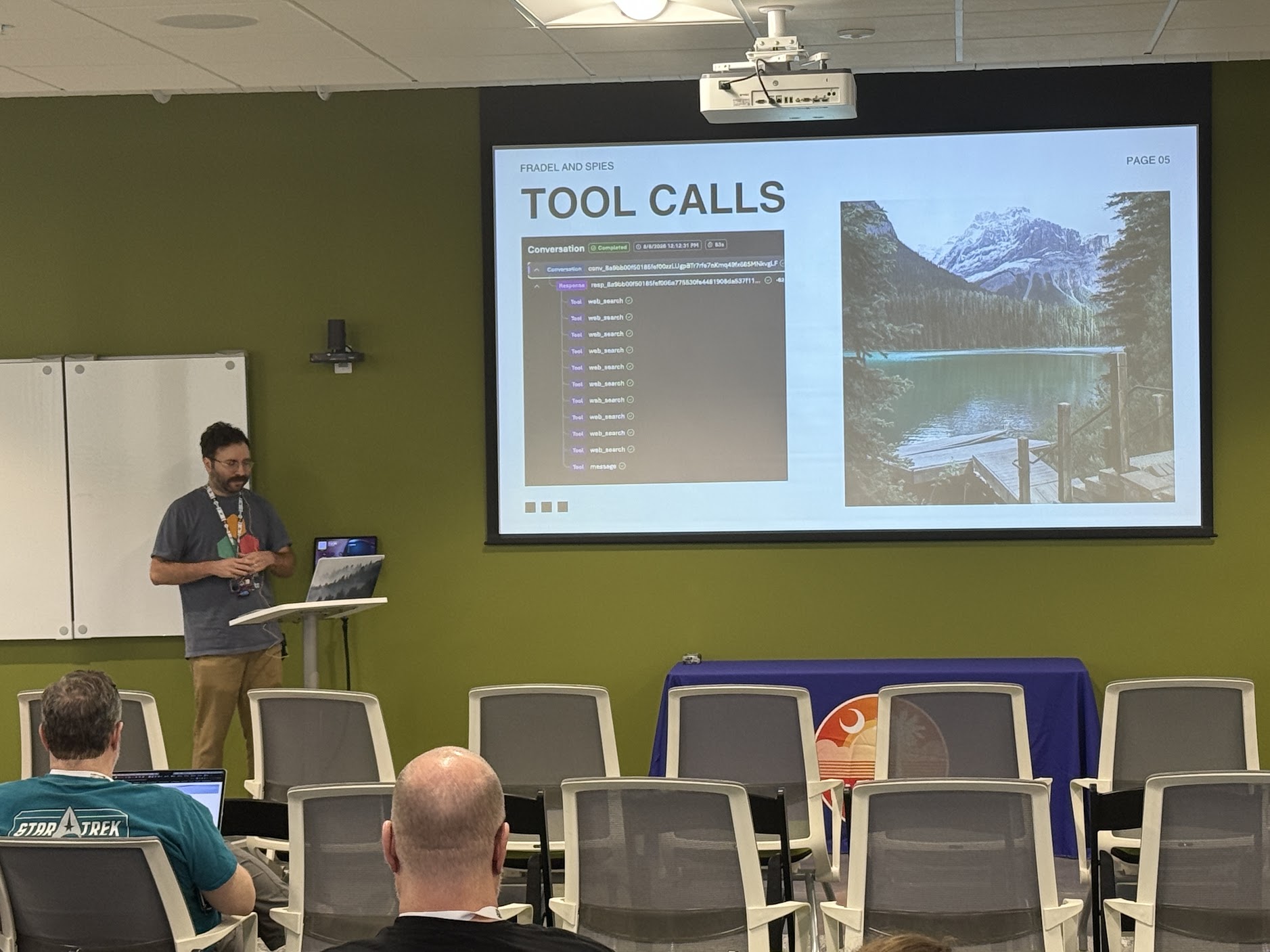 Schuster Braun speaking at the 2026 Carolina Code Conference